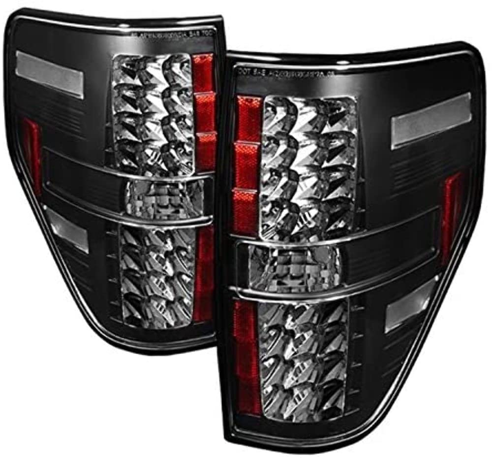 Spyder Auto 5012012 LED Tail Lights - Red/Smoked Lens - High Performance, Plug & Play Installation - Perfect for Jeep Wrangler & Gladiator Off-Road Adventures