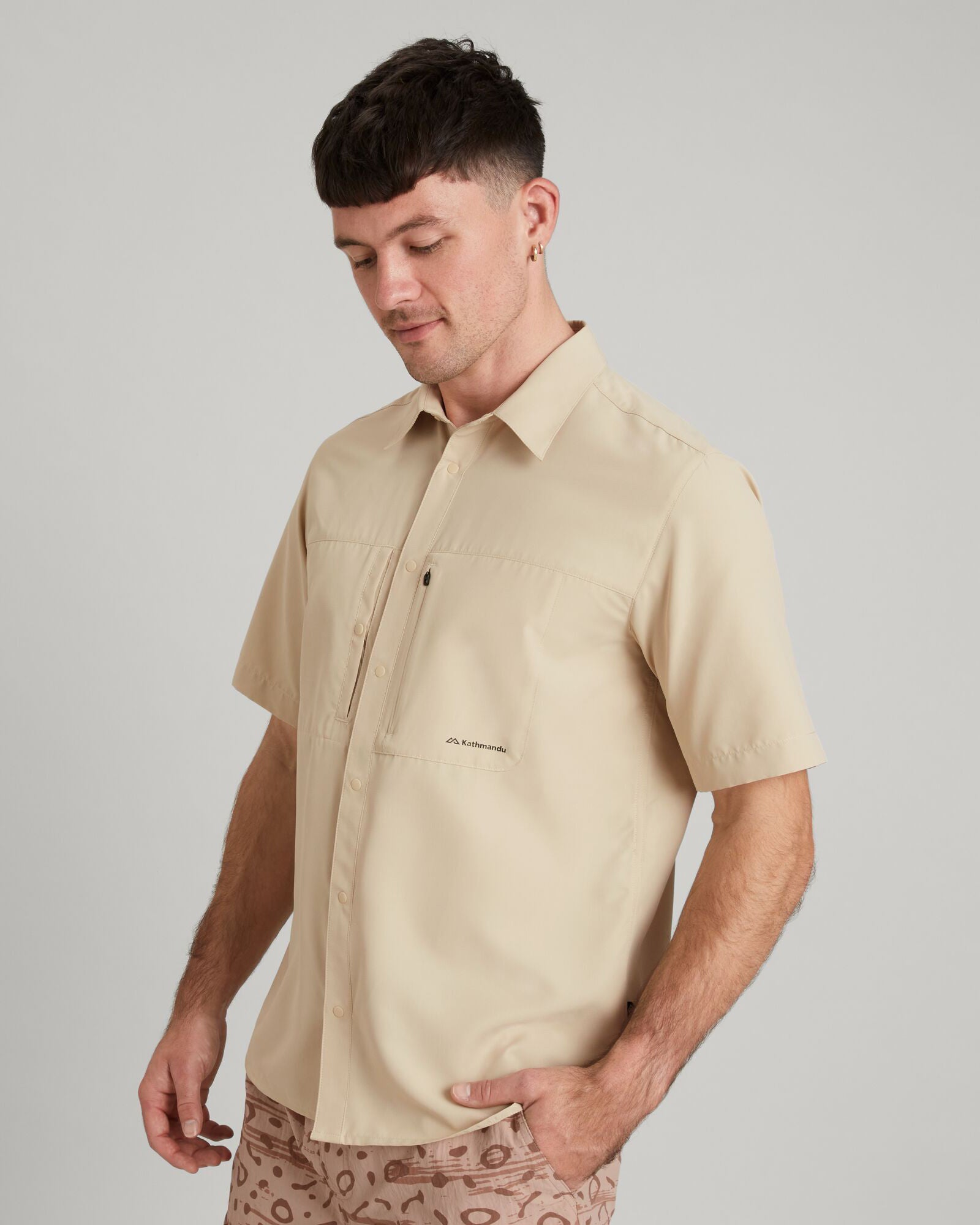 SUN Scout UPF 50+ Men's Short Sleeve Quick-Dry Shirt - Lightweight Sun Protection for Hiking, Fishing & Outdoor Activities