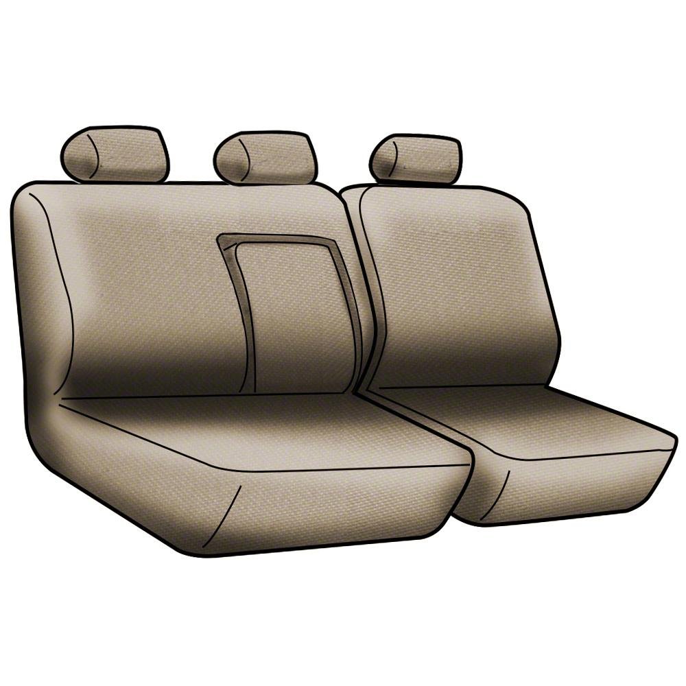 Coverking Rear 60/40 Bench Custom Fit Seat Cover for Volkswagen Passat - Neosupreme Black | Car Seat Protector for Pets, Kids & Spills | Perfect for 2012-2020 VW Passat Models