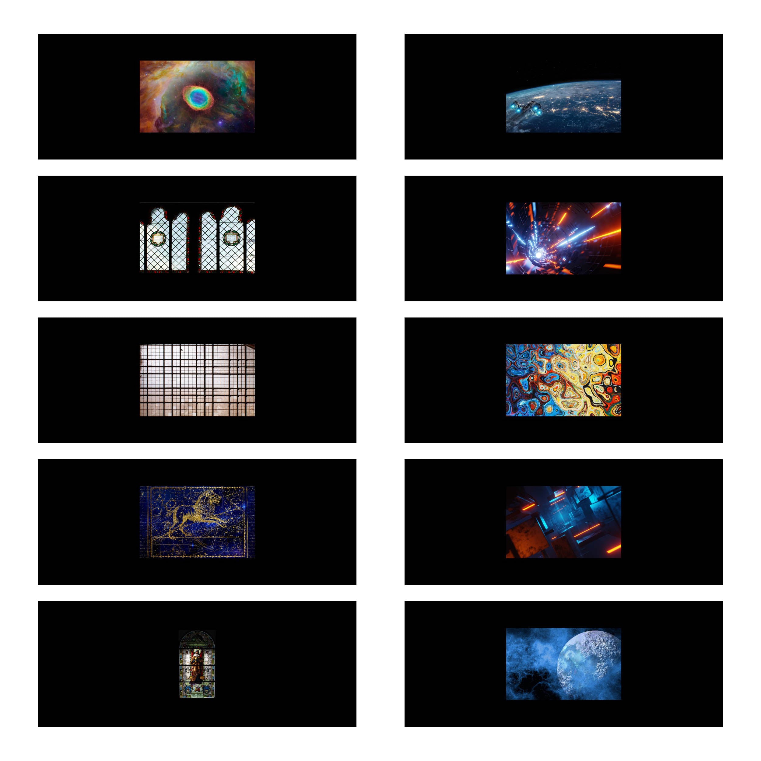 Godox AK S04 Creative Transparency Slide Set for AK R21 Projector - Perfect for Home Theater, Classroom Presentations & DIY Projector Art Projects