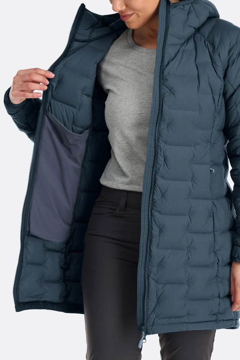 Women's Cubit Stretch Down Parka - Lightweight Warm Winter Coat with Waterproof Shell | Perfect for Skiing, Hiking & Cold Weather Activities