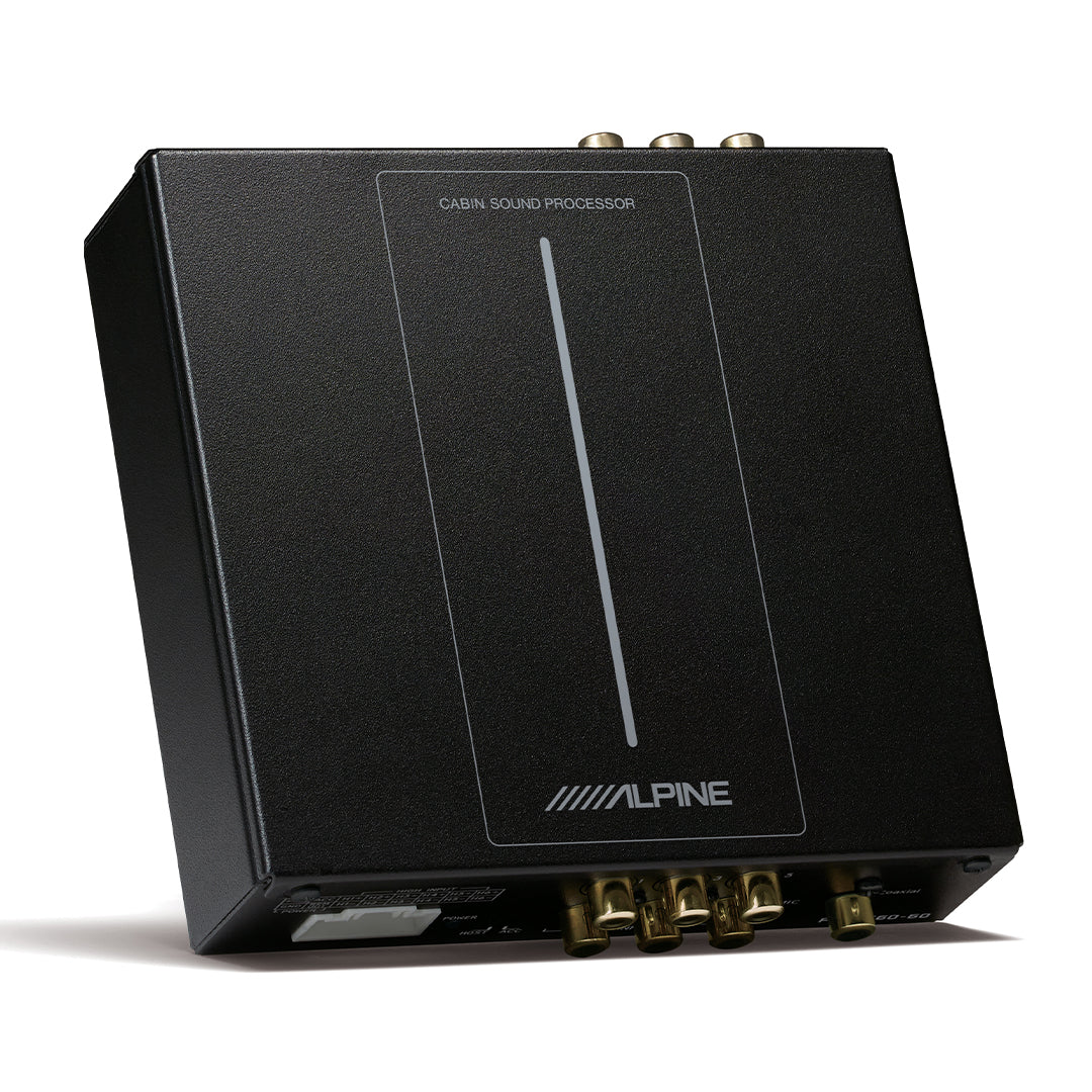 Alpine PXE C60 60 Channel Car Audio Sound Processor with OPTIM™6 Auto Tuning - Premium DSP for Enhanced In-Car Audio Experience | Perfect for Car Audio Upgrades & Custom Sound Systems