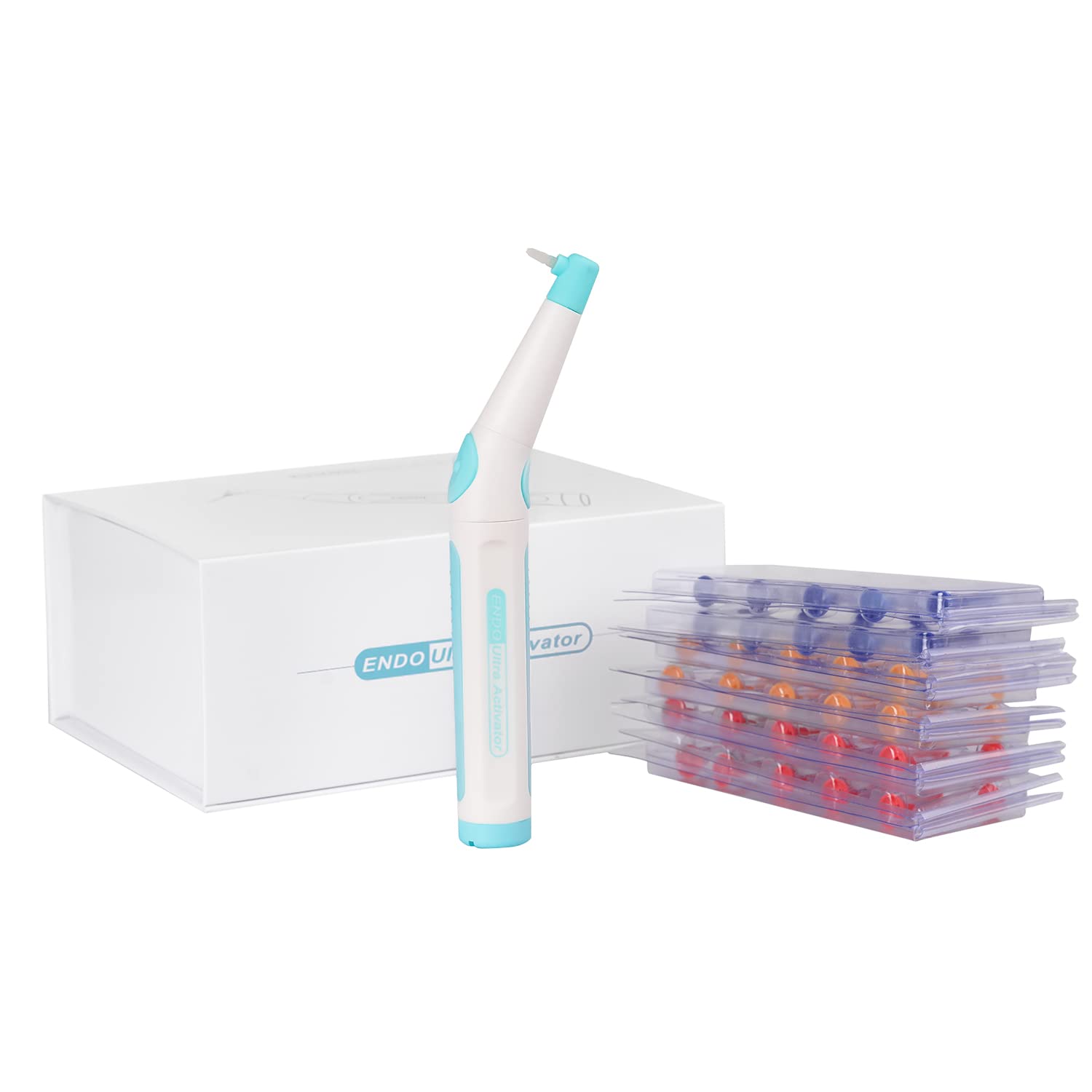 60Pcs Endodontic Cleaning Tips for Sonic Irrigator - Ultra Activator Light Blue - Basic Dental Instruments for Root Canal Therapy & Oral Hygiene Care - Perfect for Dentists, Hygienists & Home Dental Care
