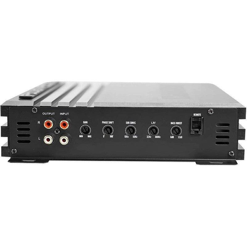 Power Acoustik RE1 1500D 1500 Watt Mono Car Amplifier - High Power Bass Boost for Car Audio System | Perfect for Subwoofers & Truck Sound Systems