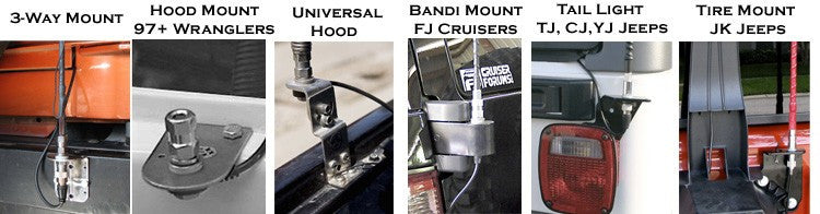 President Bill II Jeep & Off Road CB Radio Kit - 40 Channel CB Radio with PA System & Weather Alerts for Off-Roading, Trucking & Emergency Communication