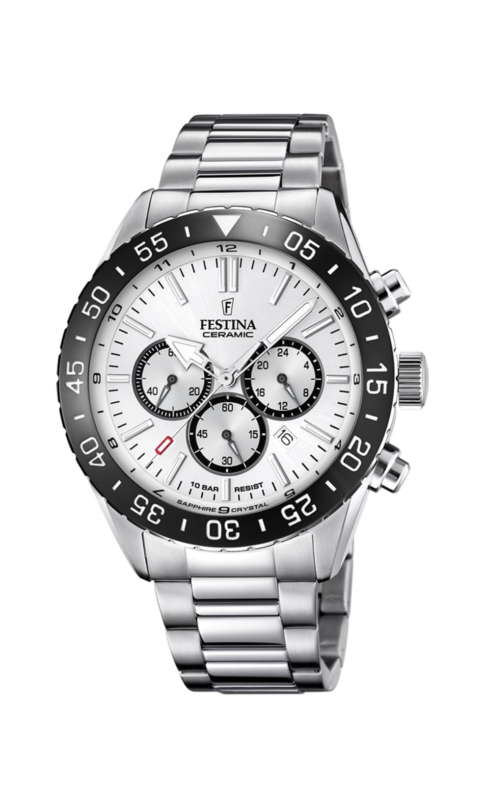Festina Men's Stainless Steel Quartz Watch F20575/1 - Perfect for Business & Casual Wear