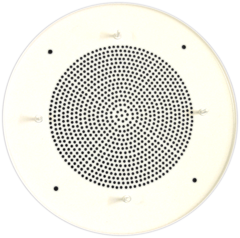 McBride MC14 White Ceiling Speaker Baffle - Premium Soundproof Cover for In-Ceiling Speakers - Perfect for Home Theater, Office & Commercial Audio Systems