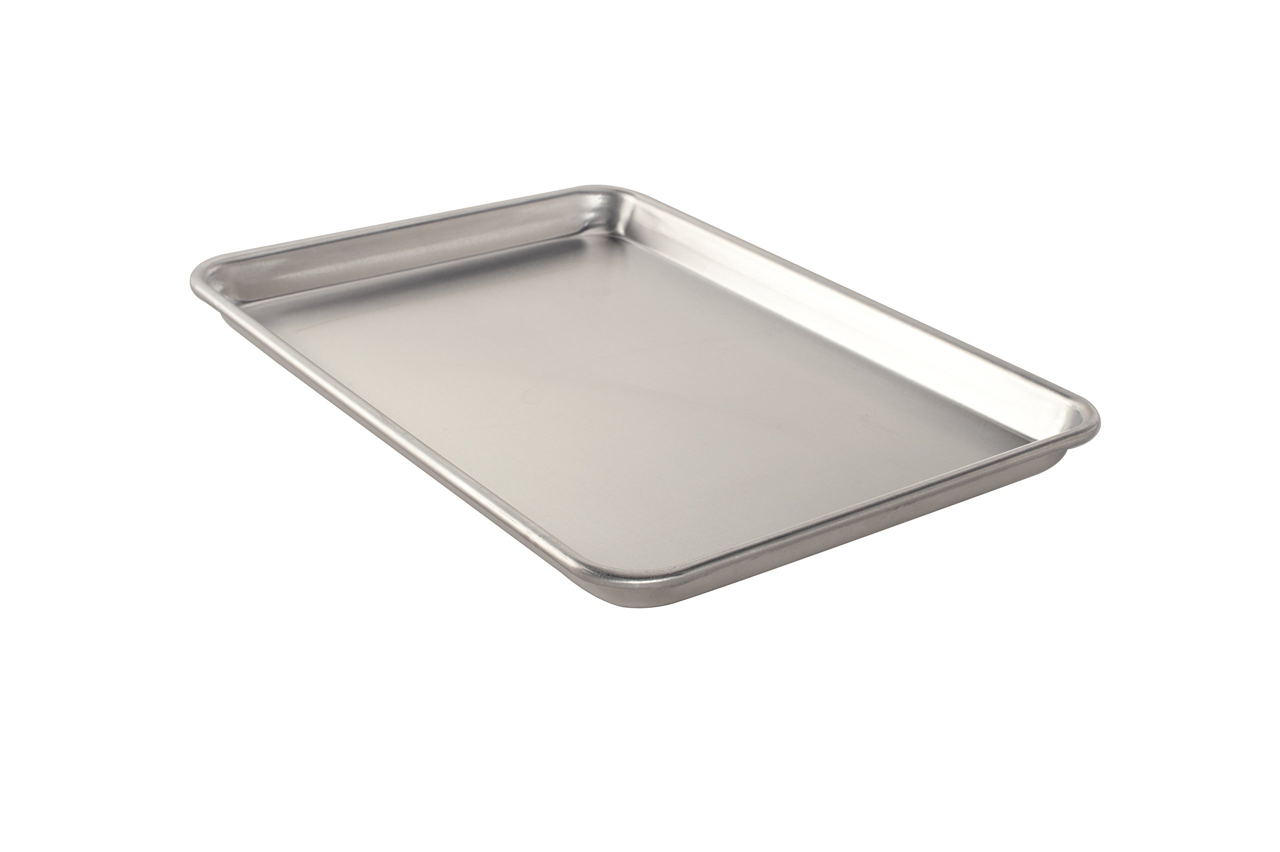 Nordic Ware Natural Aluminum Jelly Roll Pan - 10.5 x 15.5 Inch Nonstick Baking Sheet for Cakes, Cookies & Swiss Rolls - Perfect for Home Bakers & Holiday Desserts