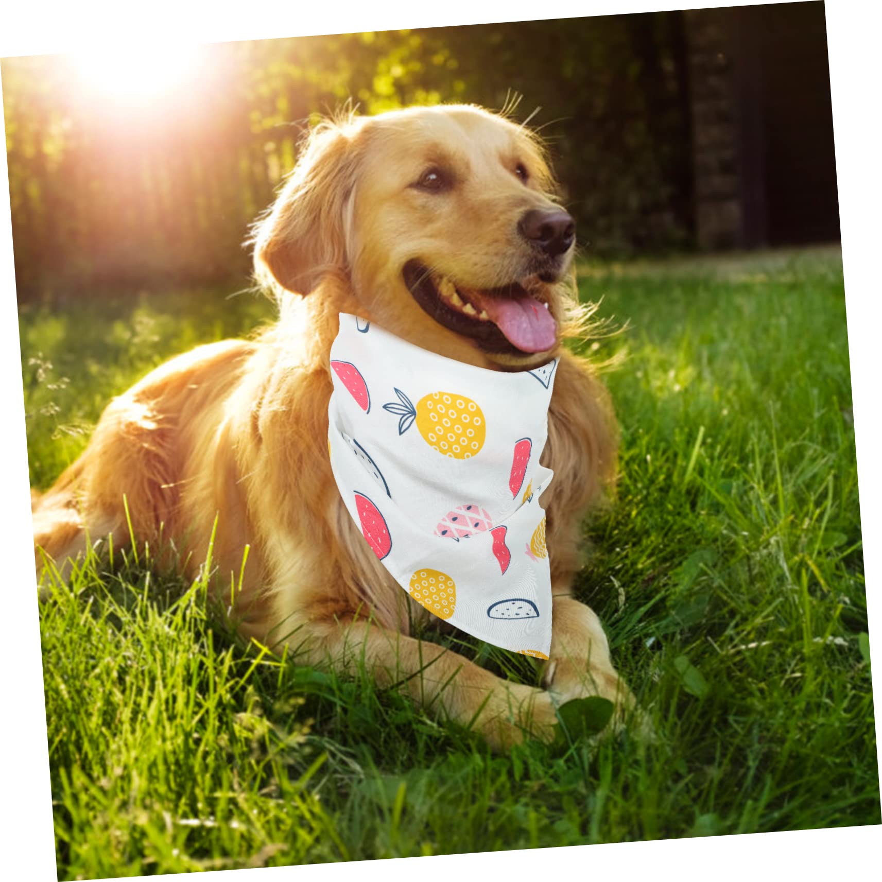 Kisangel Dog Bandana - Triangle Pet Bandana for Small & Large Dogs, Adjustable Dog Scarf for Parties, Holidays & Daily Wear - Cute Dog Outfit Accessory for Christmas, Halloween & Outdoor Adventures