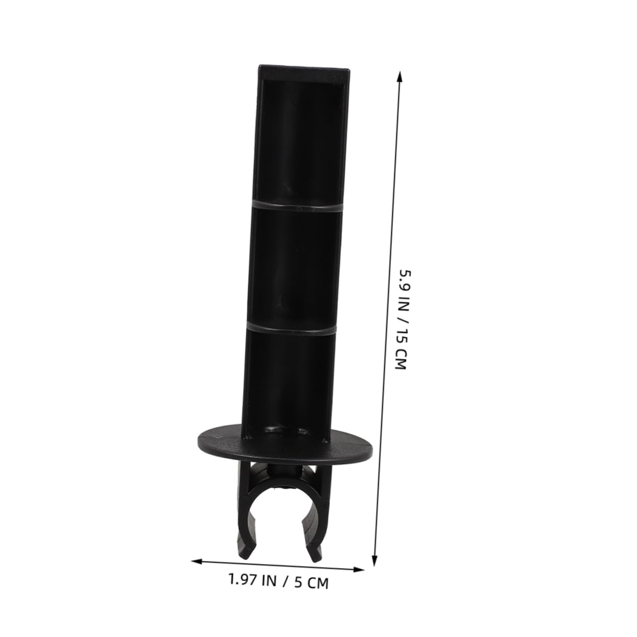 2-Pack Clip-On Toilet Paper Holder for Wheelchairs - Adjustable Roller Replacement Rod with Secure Grip - Ideal for Seniors, Nursing Patients, Bedside Commodes & Transport Chairs - Perfect for Home Care, Hospitals and Mobility Assistance