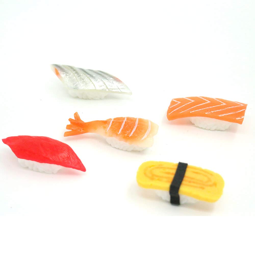 Realistic Artificial Sushi Fake Food Model - Lifelike Nigiri Onigiri Sashimi Simulation for Decoration, Display Props, Dessert Display - Perfect for Restaurant Displays, Home Decor, and Photography Props