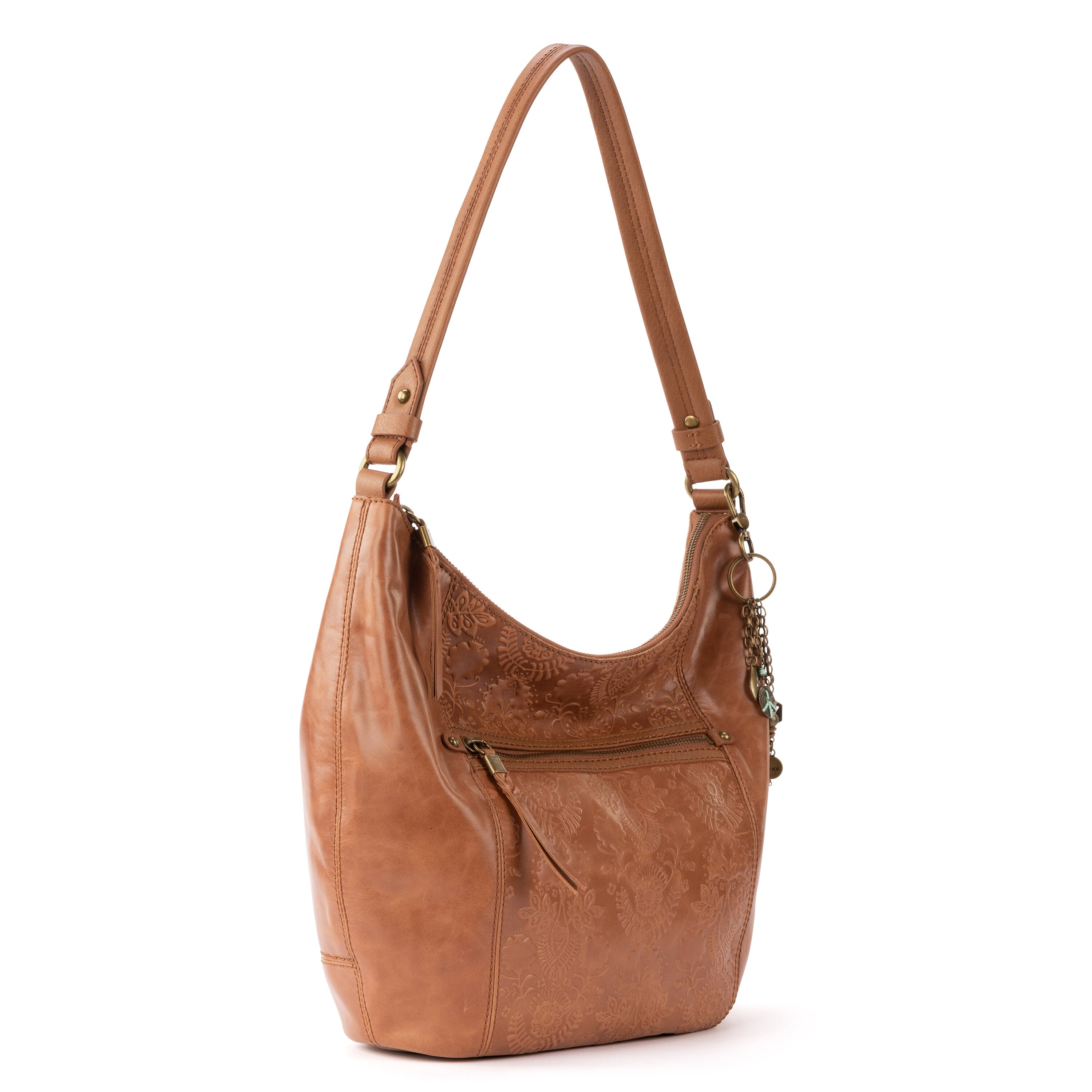 Premium Genuine Leather Hobo Bag with Smartphone Pocket - Perfect Gift Set for Women - Ideal for Work, Travel & Everyday Use
