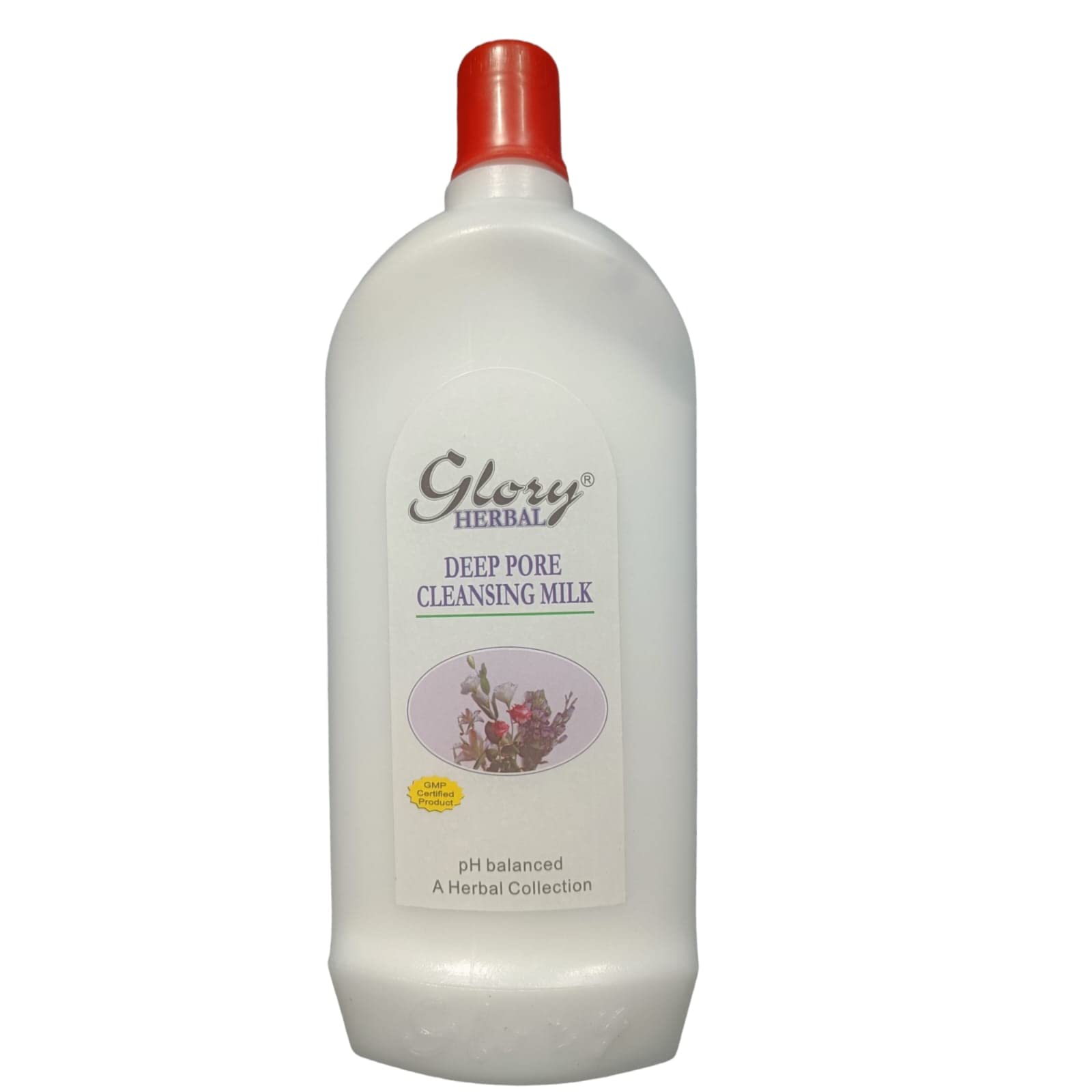 GLORY HERBAL Deep Pore Cleansing Milk - Gentle Facial Cleanser for Oily & Acne-Prone Skin | Daily Deep Cleansing & Makeup Removal | Suitable for Men & Women