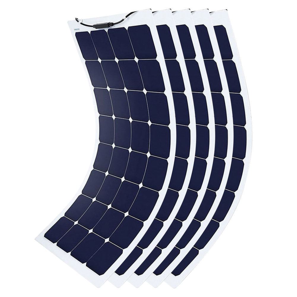ACOPower 110W 12V Flexible Thin Lightweight ETFE Solar Panel with Connector - Perfect for RV, Boat, Camping & Off-Grid Power Supply