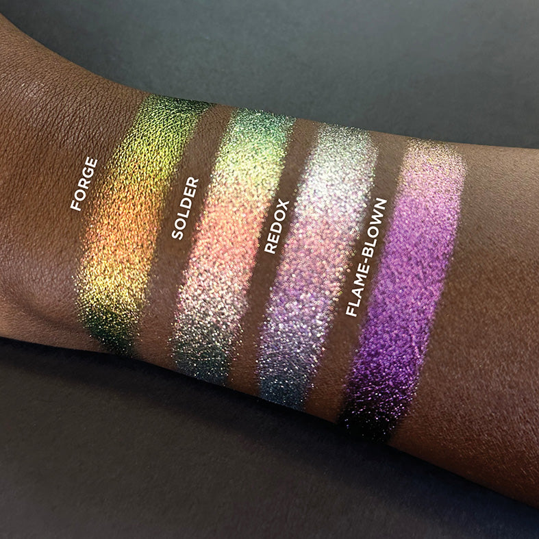 Vibrant Redox Dimensional Multichrome Eyeshadow Palette - Long Lasting Pressed Pigment Makeup for Stunning Eye Looks | Perfect for Party, Night Out & Special Occasions