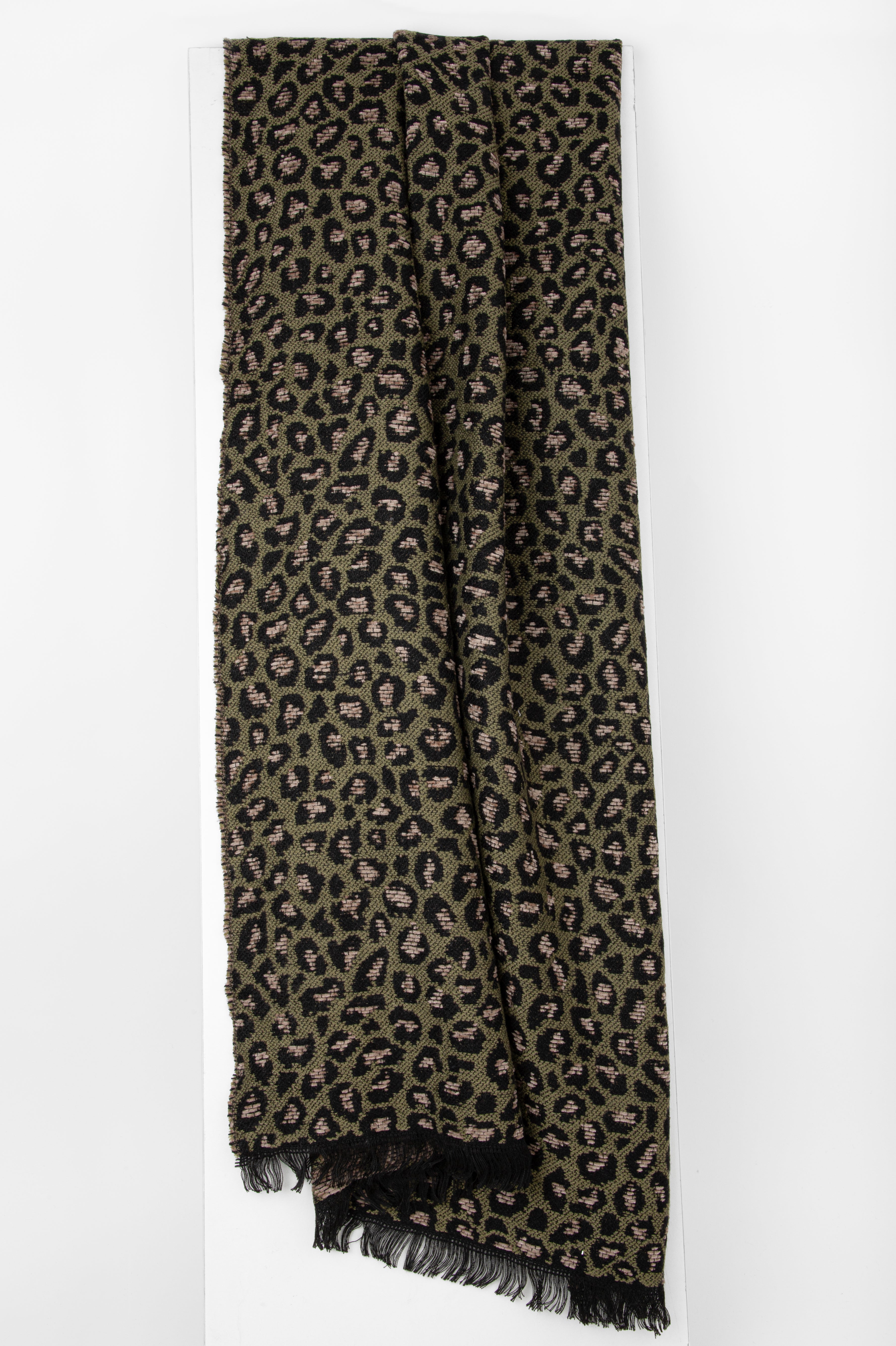 Leopard Print Reversible Scarf - Soft Winter Fashion Accessory for Women | Perfect for Cold Weather, Office & Casual Outfits