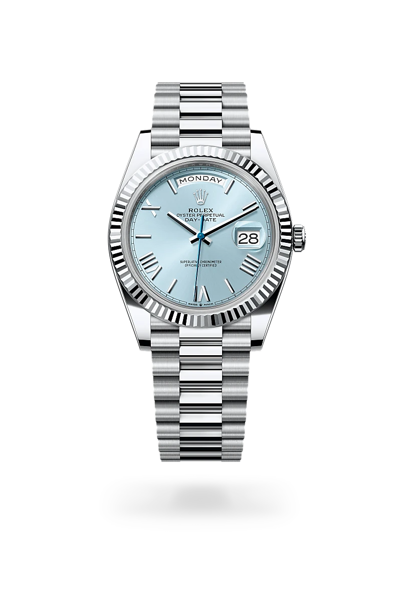 Rolex Day Date 40 Platinum Men's Watch M228236-0012 | Luxury Dress Watch for Business & Formal Occasions | Richter & Phillips Jewelers