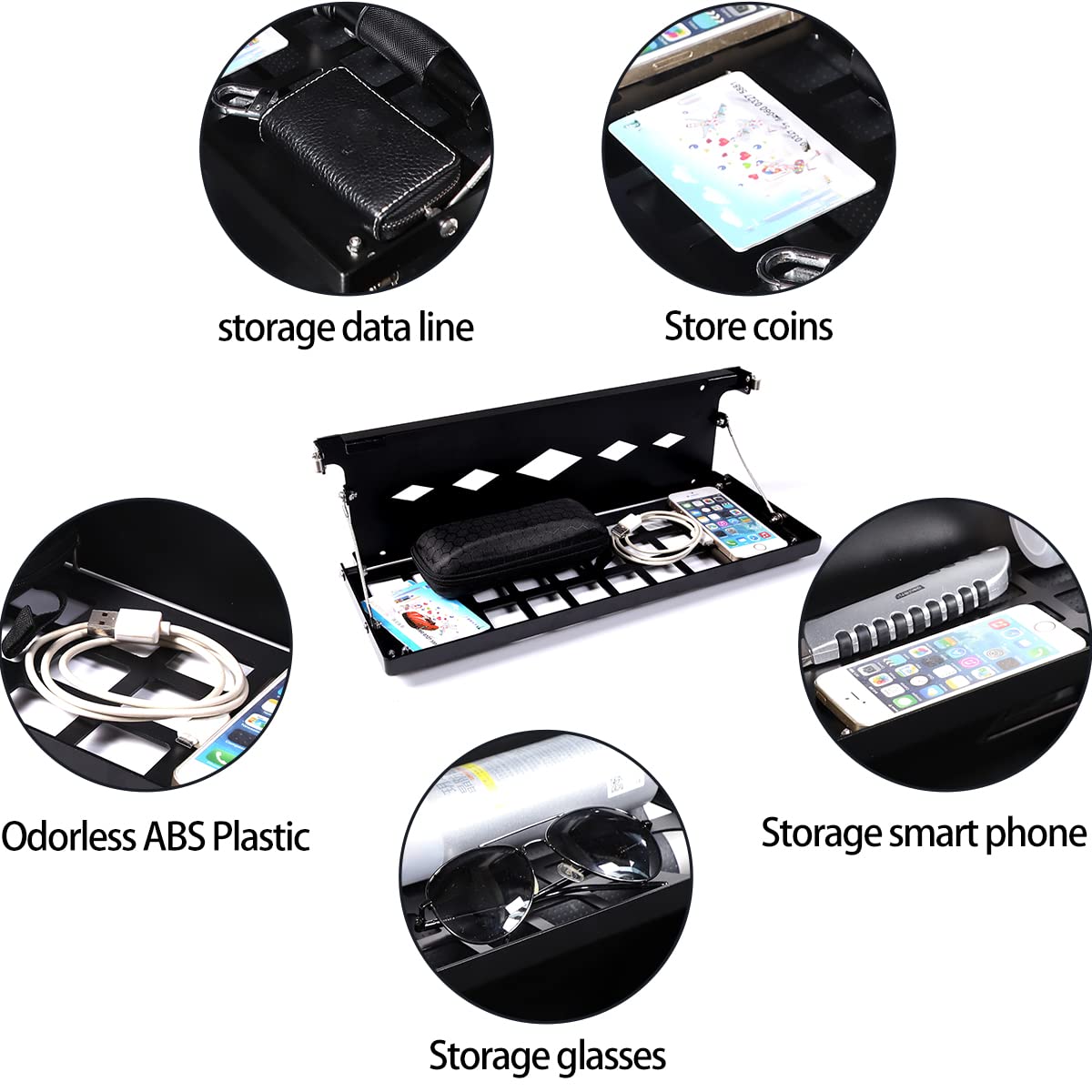 Toyota FJ Cruiser 2007-2021 Center Console Side Storage Bag - Organizer for Car Trunk & Co-Pilot Storage Rack | Perfect for Road Trips, Camping & Off-Road Adventures