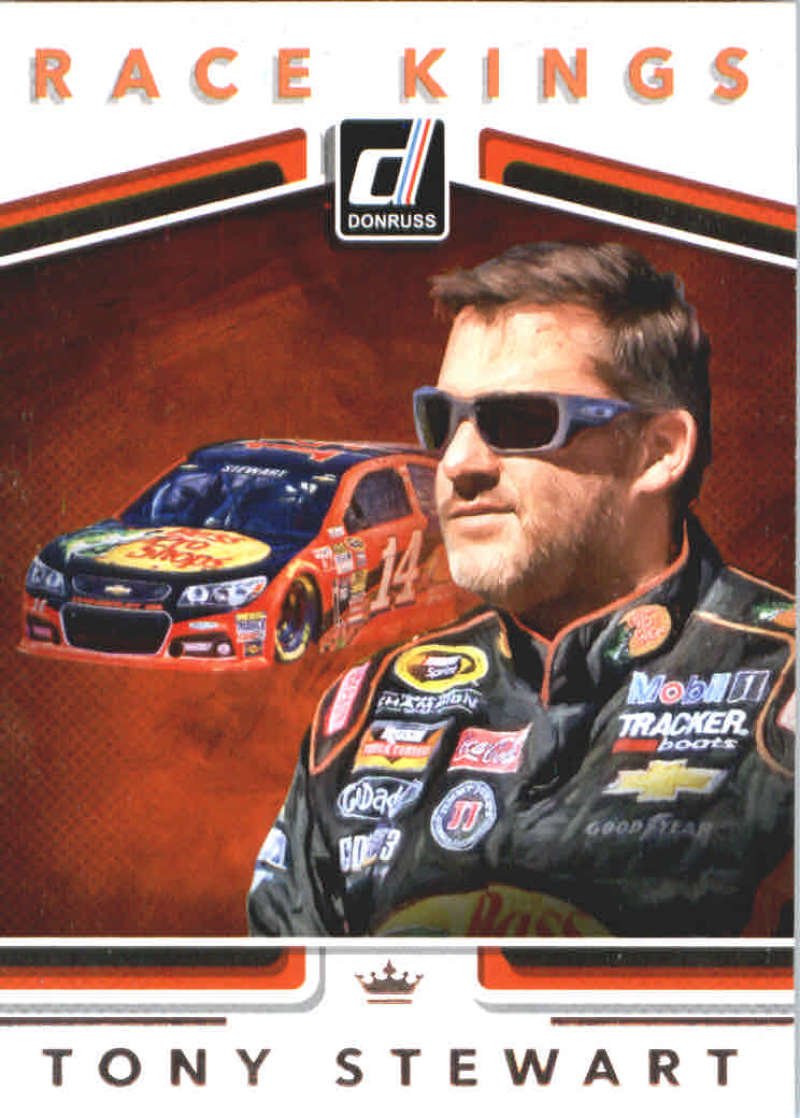 2018 Donruss Racing Race Kings #1 Tony Stewart NASCAR Trading Card - Collectible Memorabilia for Fans & Sports Enthusiasts