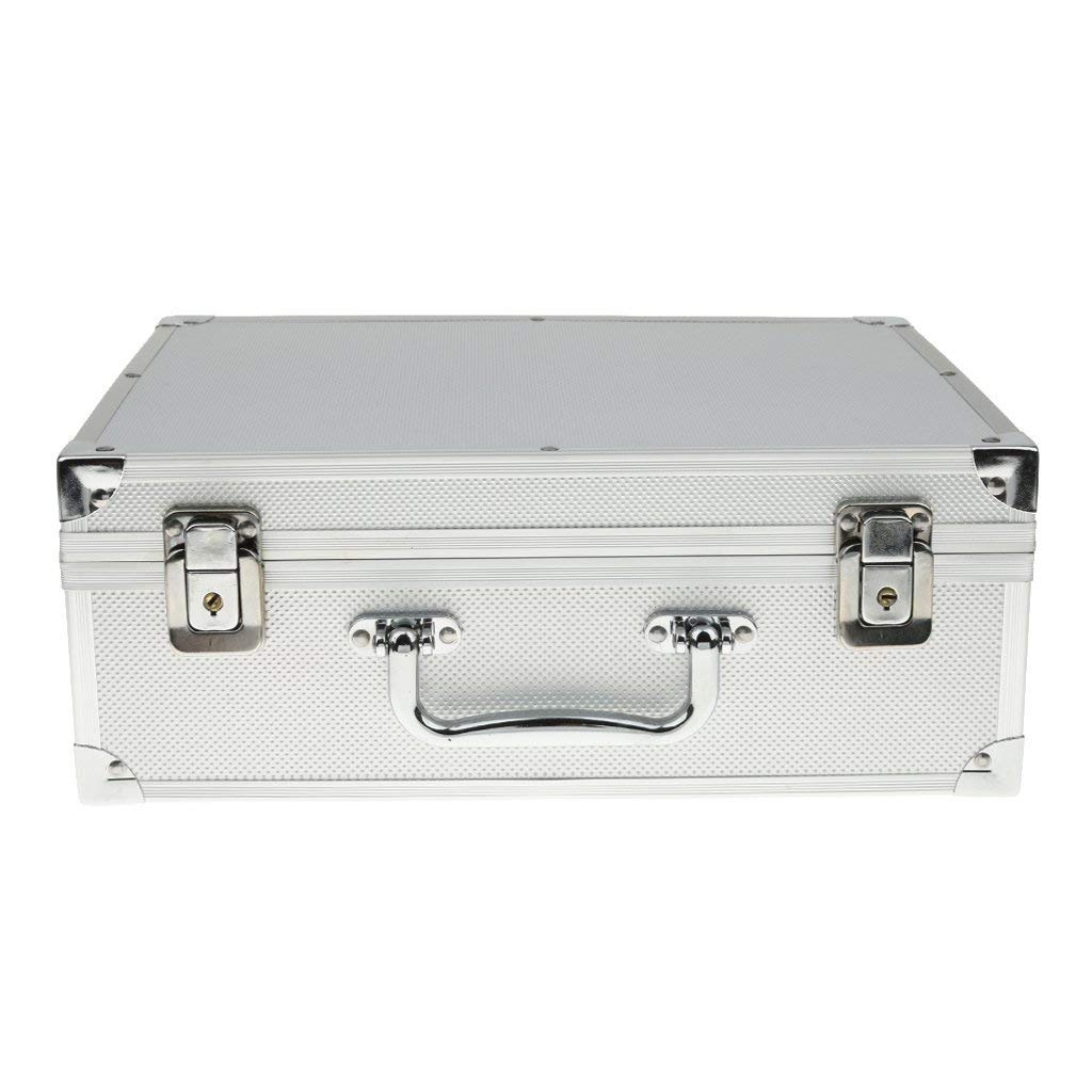 Professional Aluminum Alloy Tattoo Toolbox - Portable & Durable Tattoo Accessory Case for Artists (Silver) | Perfect for Tattoo Studios, Travel & Mobile Tattooing