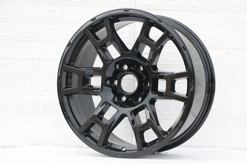 2021 Black Pro Style Wheels - 20 Inch Rims for Toyota Tacoma, 4Runner, FJ Cruiser, Sequoia & Land Cruiser - Off-Road & Street Performance Upgrade