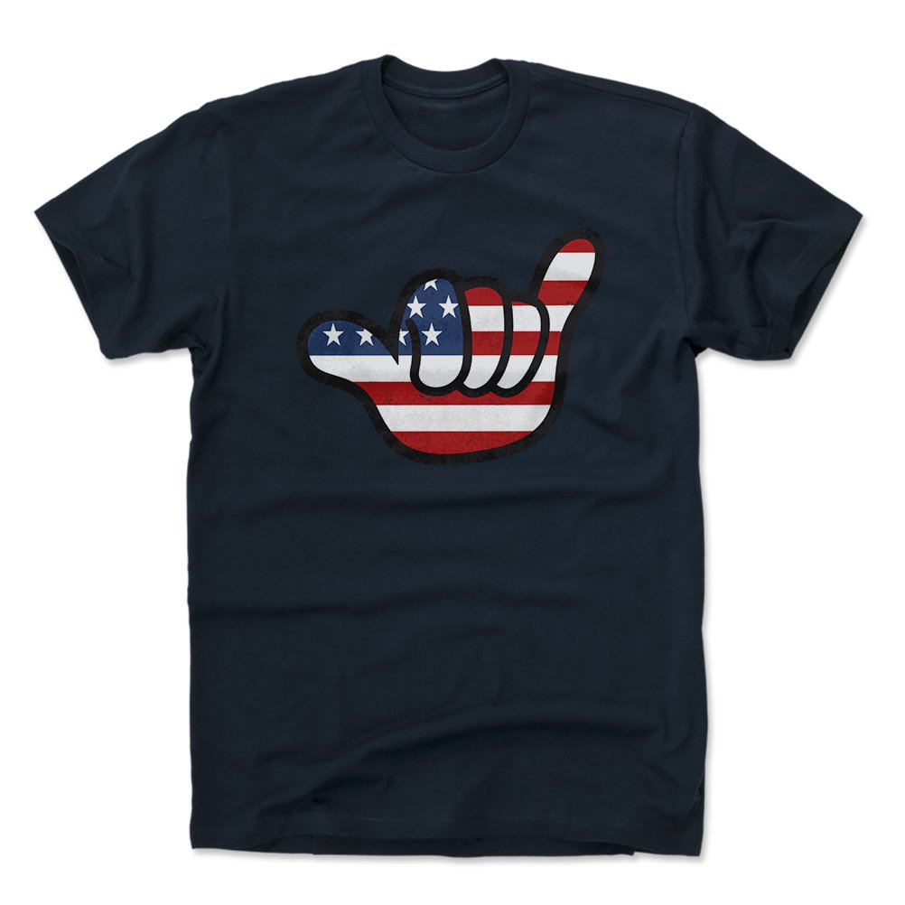 4th of July T-Shirt - Hang Loose America Patriotic Shirt for Independence Day Celebrations, Beach Parties & Summer Festivals