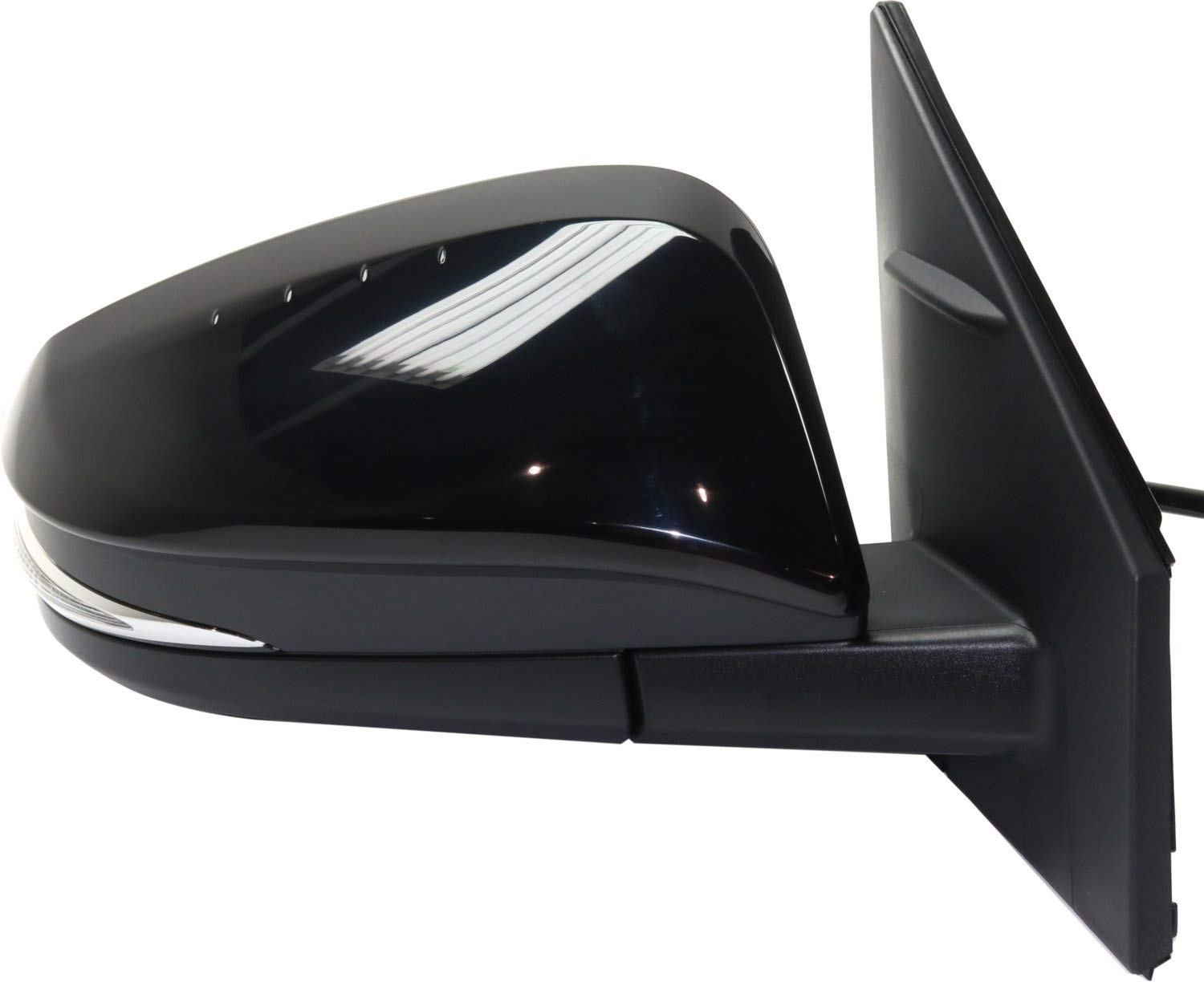 Heated Power Glass Side Mirror with Blind Spot Detection for 2013-2015 Toyota RAV4 Passenger Side - Garage-Pro Replacement Mirror with In-Housing Signal Light | Perfect for Night Driving and Parking Safety
