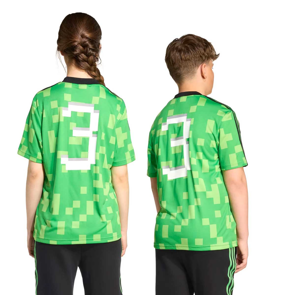 Minecraft Kids Green Jersey - Official Minecraft Merchandise for Boys & Girls - Perfect for Gaming Parties, Cosplay & Everyday Wear