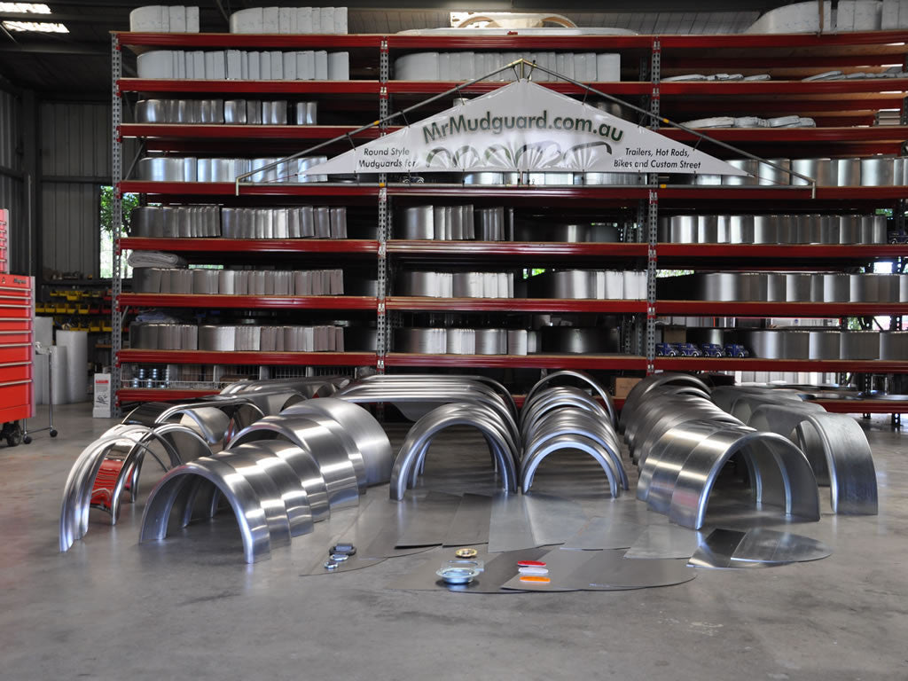 DR1028 10x28 Double Radius Single Axle Mild Steel Trailer Guard - Heavy Duty Protection for Boat Trailers, Utility Trailers & Equipment Hauling