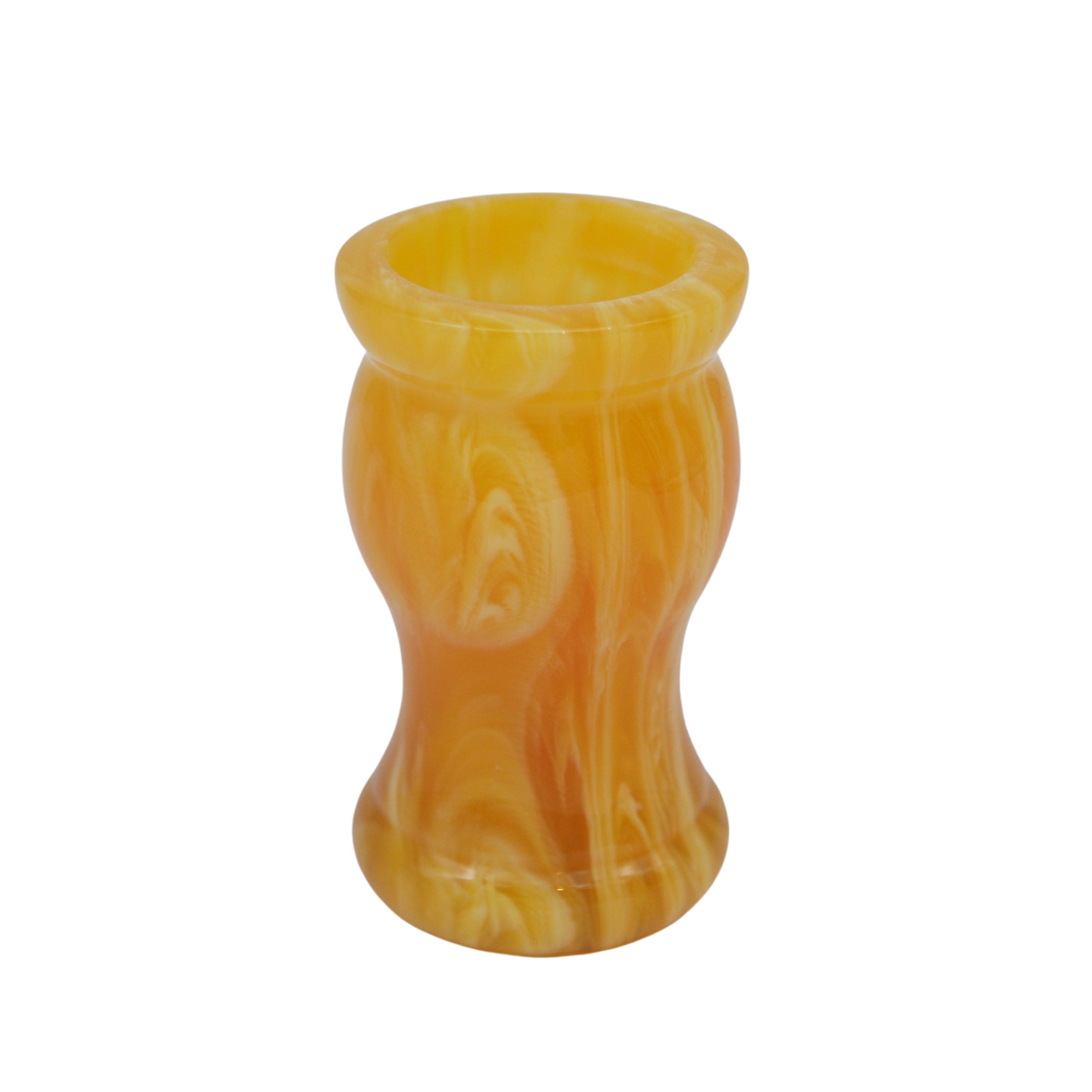 Premium Amber Handcrafted Shaving Brush Handle - Fits 24mm & 26mm Knots - Perfect for Wet Shaving & Grooming Gifts for Men