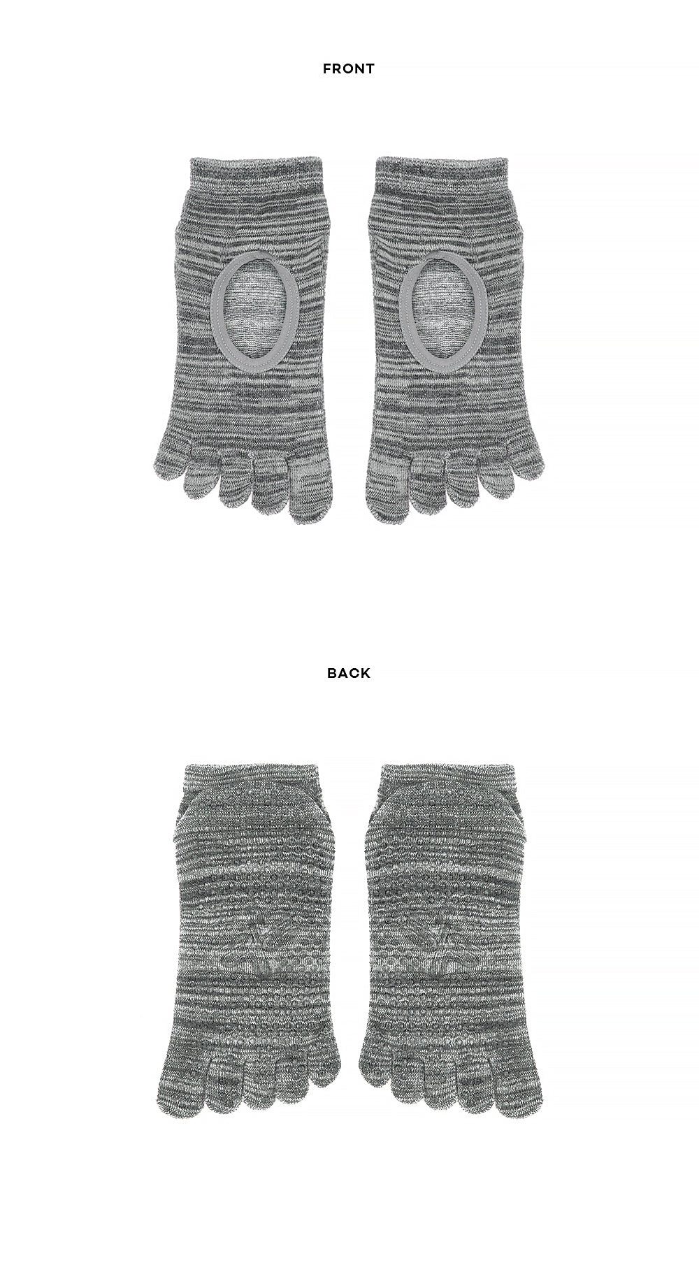 Breathable Toe Socks for Women & Men - 5 Toe Separator Design for Yoga, Running & Sports - Comfortable Non-Slip Socks for Barefoot Shoes & Daily Wear
