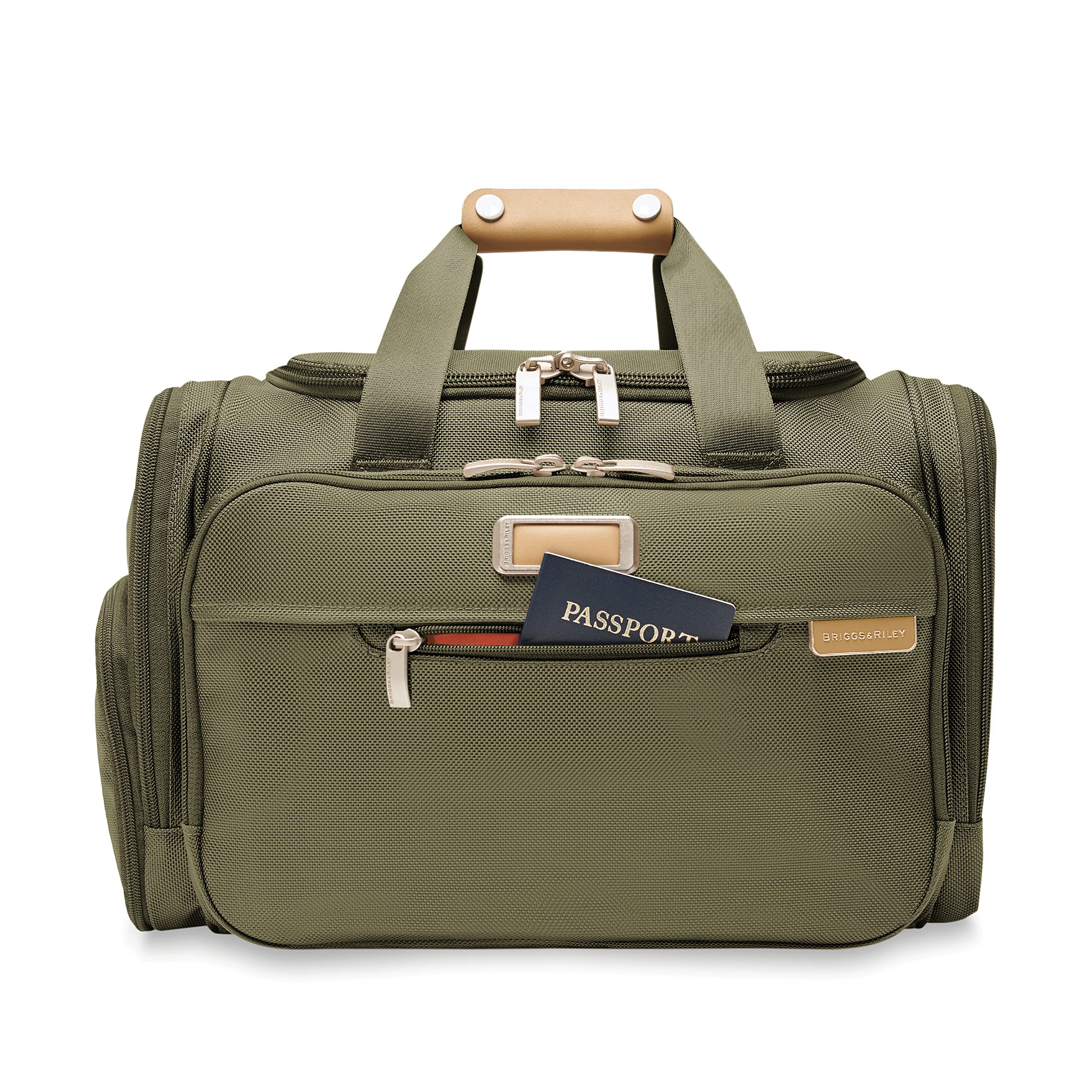 Briggs & Riley Premium Expandable Travel Duffel Bag - Carry-On Luggage for Business & Leisure Trips - Durable, Water-Resistant & Spacious for Gym, Weekend Getaways & Air Travel