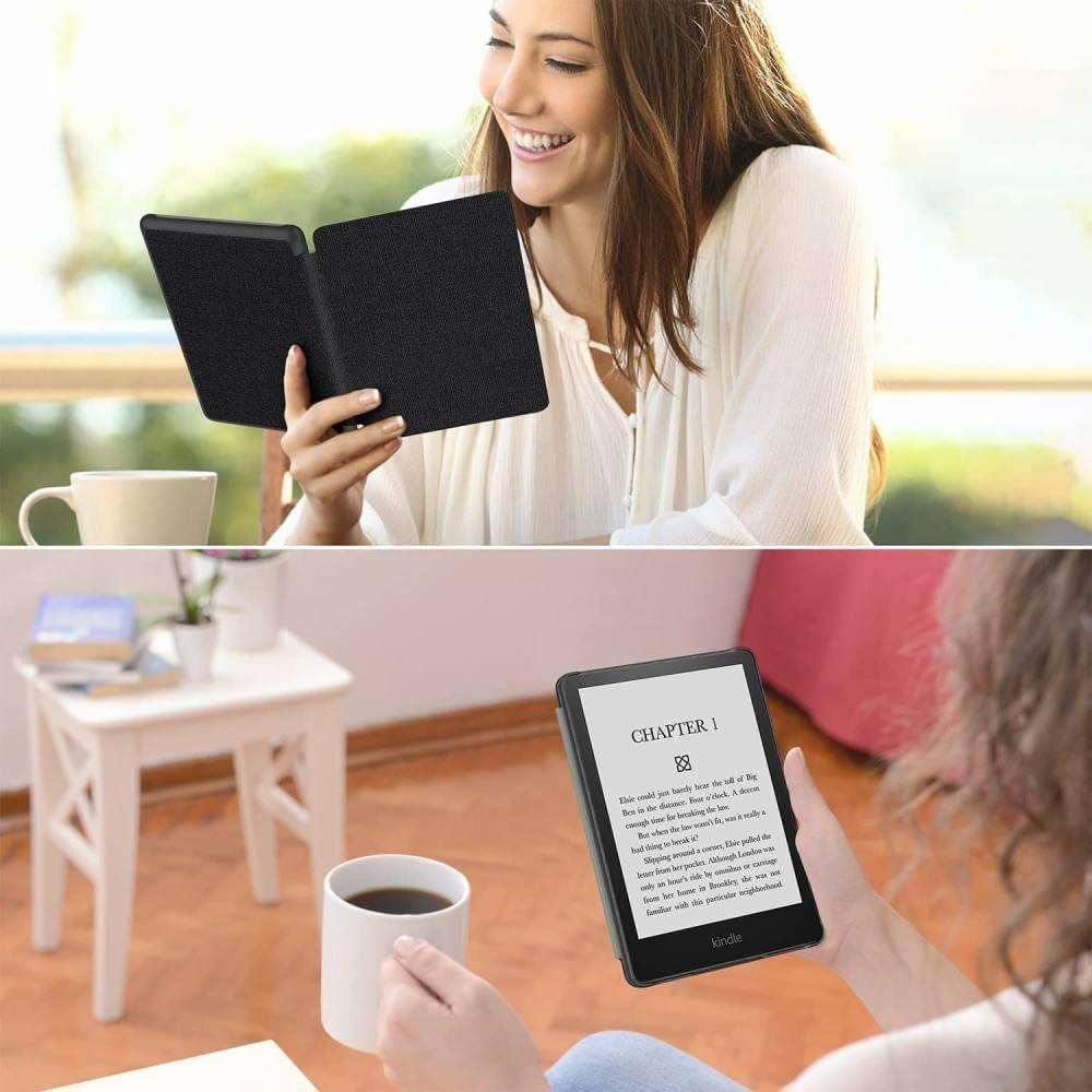 Premium Slim Lightweight Kindle Case for 11th Gen (2022 Release, Model C2V2L3) - Durable Protective Cover with Auto Sleep/Wake Feature - Perfect for Reading at Home, Travel & Daily Commute