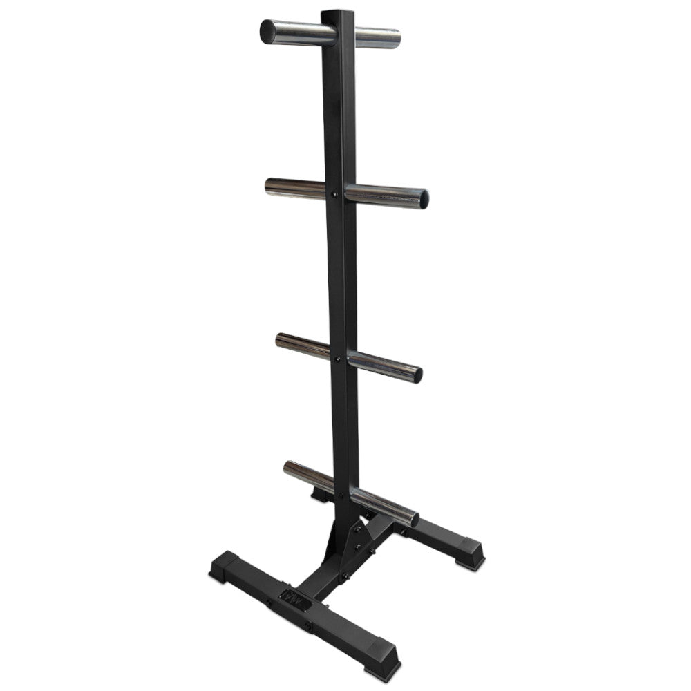 Olympic Bumper Plate Storage Rack Tree - Heavy Duty Weight Plate Organizer for Home & Commercial Gyms - Perfect for CrossFit, Powerlifting & Strength Training Workouts