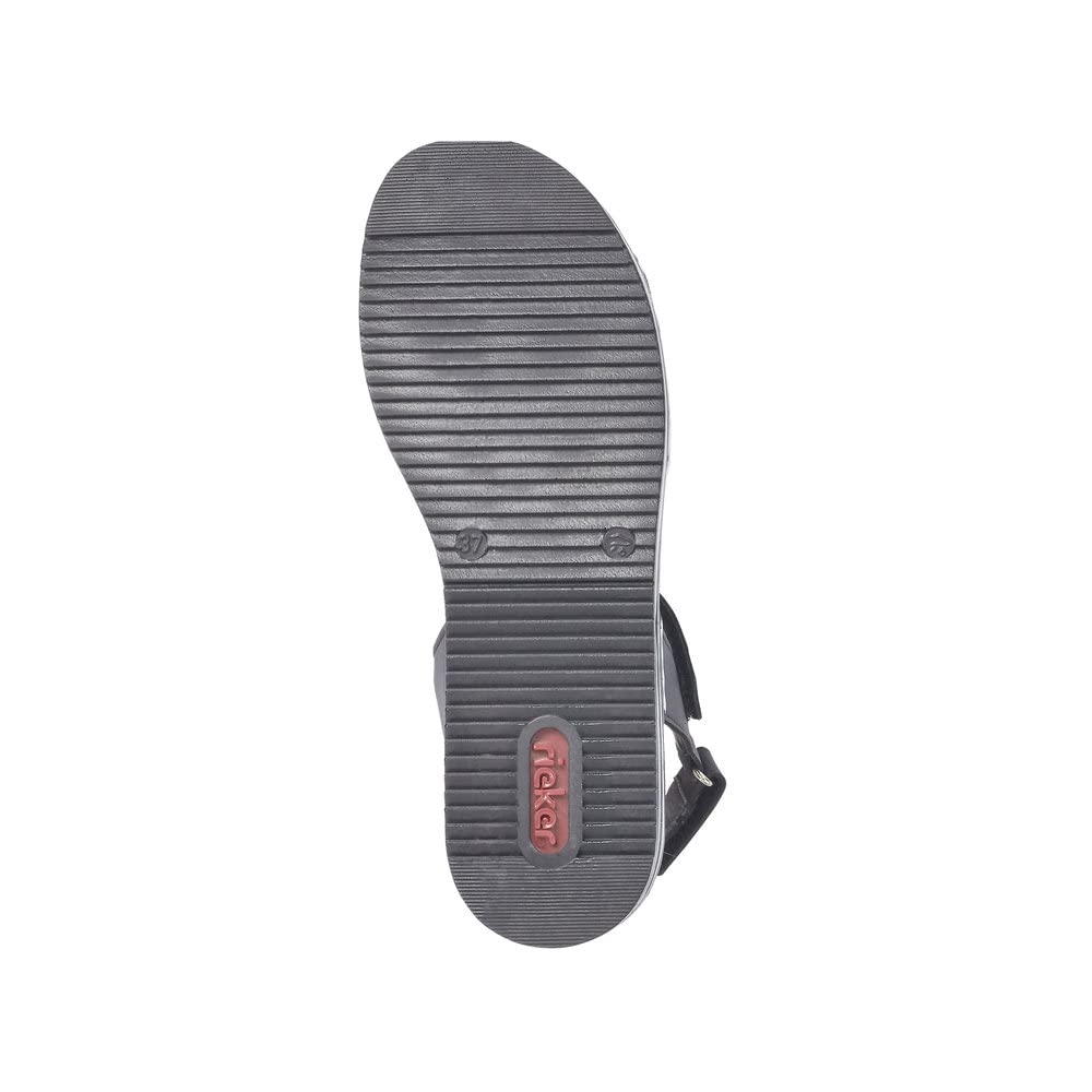Rieker Women's Comfortable Closed-Toe Sandals | Slip-Resistant & Lightweight for Walking, Travel & Casual Wear