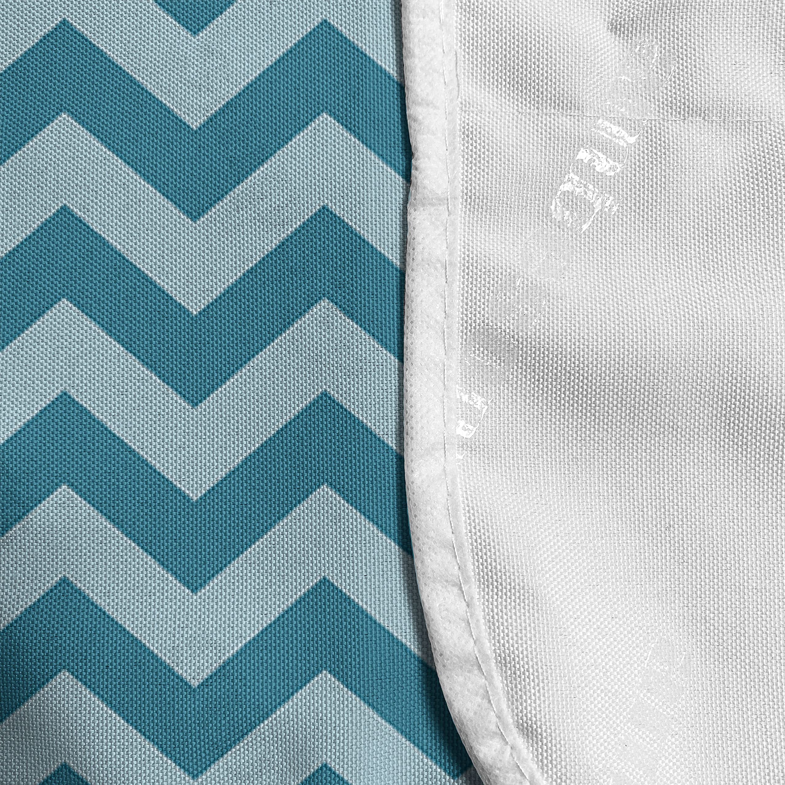 Ambesonne Chevron Microwave Oven Cover - Waterproof Kitchen Organizer with Pockets, 36