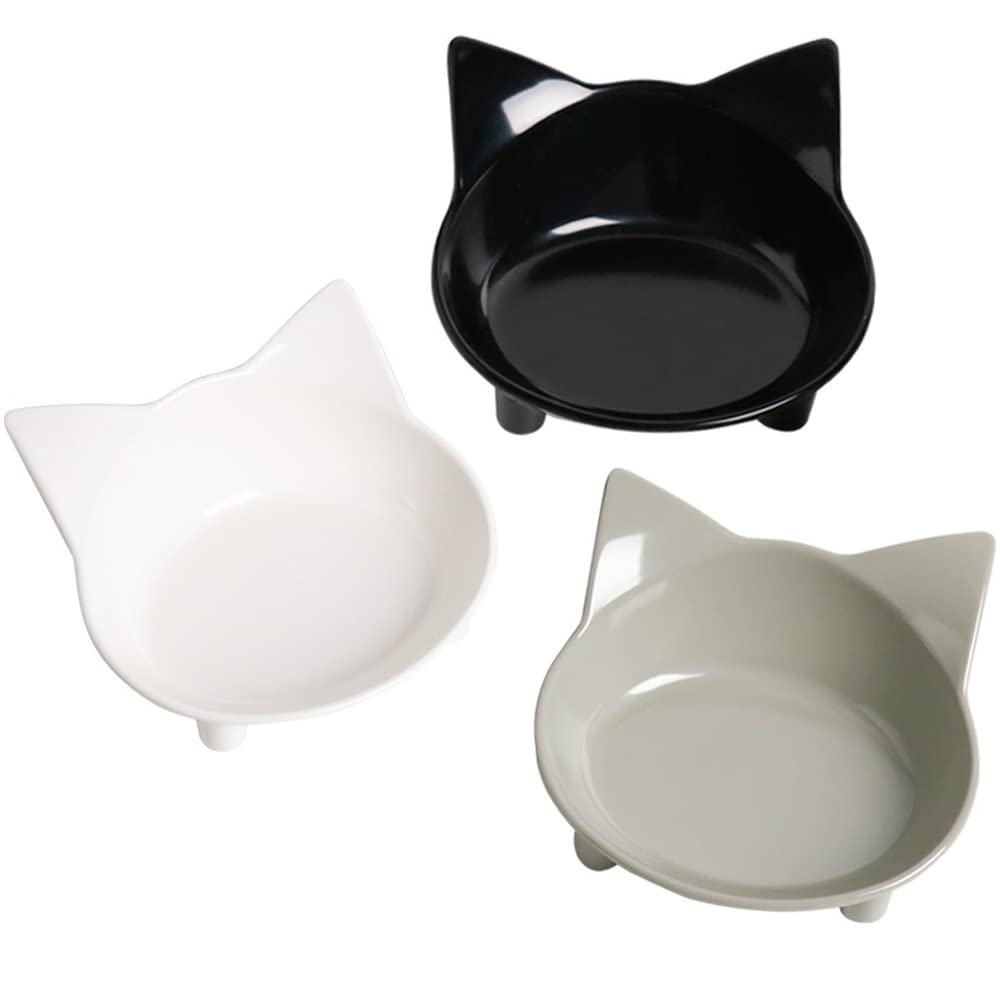 Skrtuan Non-Slip Pet Bowl - Wide Shallow Dog & Cat Food Dish for Whisker Fatigue Relief, Safe Food-Grade for Puppies, Kittens & Rabbits - Perfect for Mealtime Comfort at Home or Travel