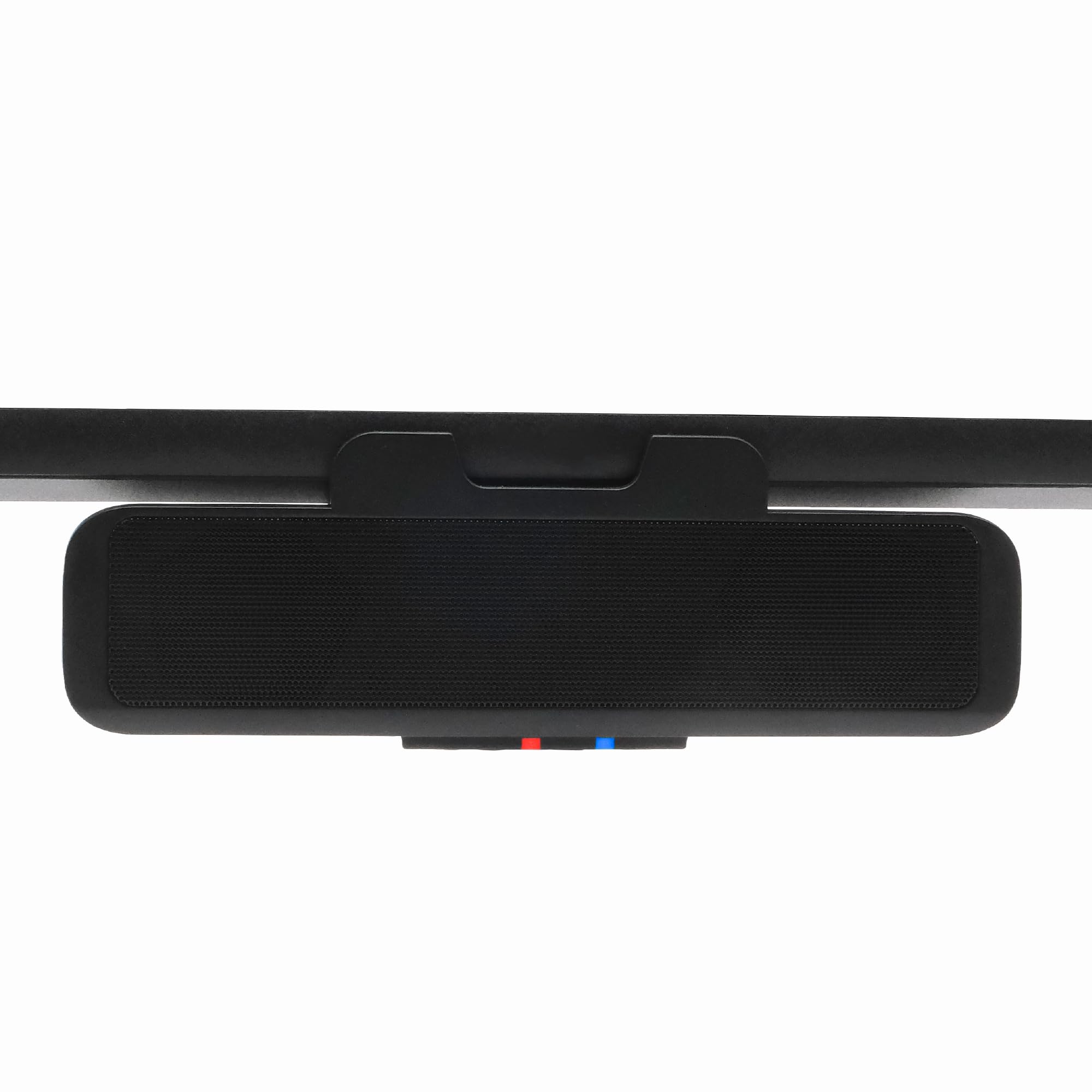 Cyber Acoustics CA-2890BT Dual USB & Bluetooth Soundbar - Computer Monitor Speaker with Built-in Mic for Calls, Clamp Mount Design - Perfect for Home Office, Gaming & Video Conferencing