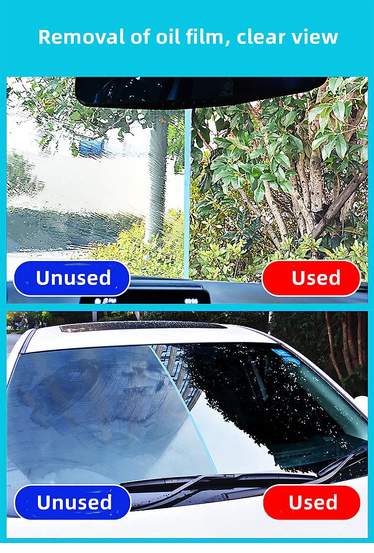 Glaco Windshield Cleaner & Oil Film Remover - Anti-Aging Coating Layer Treatment for Car Glass, Rear View Mirror Cleaner | Restores Clarity & Visibility | Ideal for Night Driving, Foggy Conditions & Winter Maintenance