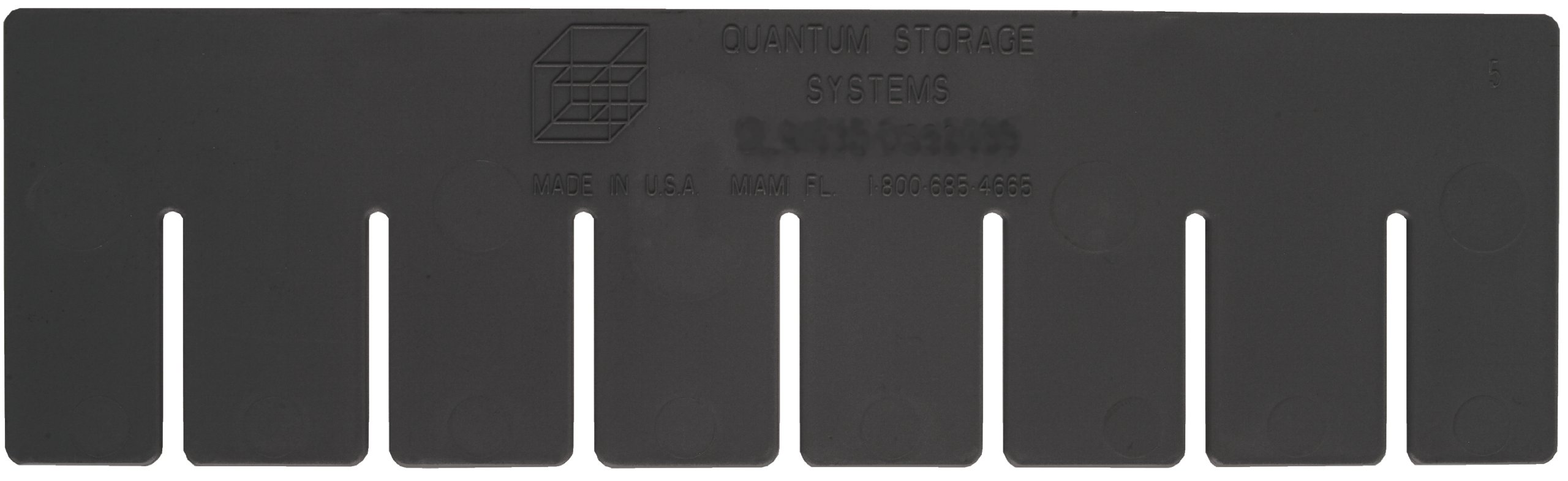 Quantum DS93030CO Conductive Short Divider | Compatible with DG93030CO Grid Bin | for Warehouse & Garage Storage | Pack of 6