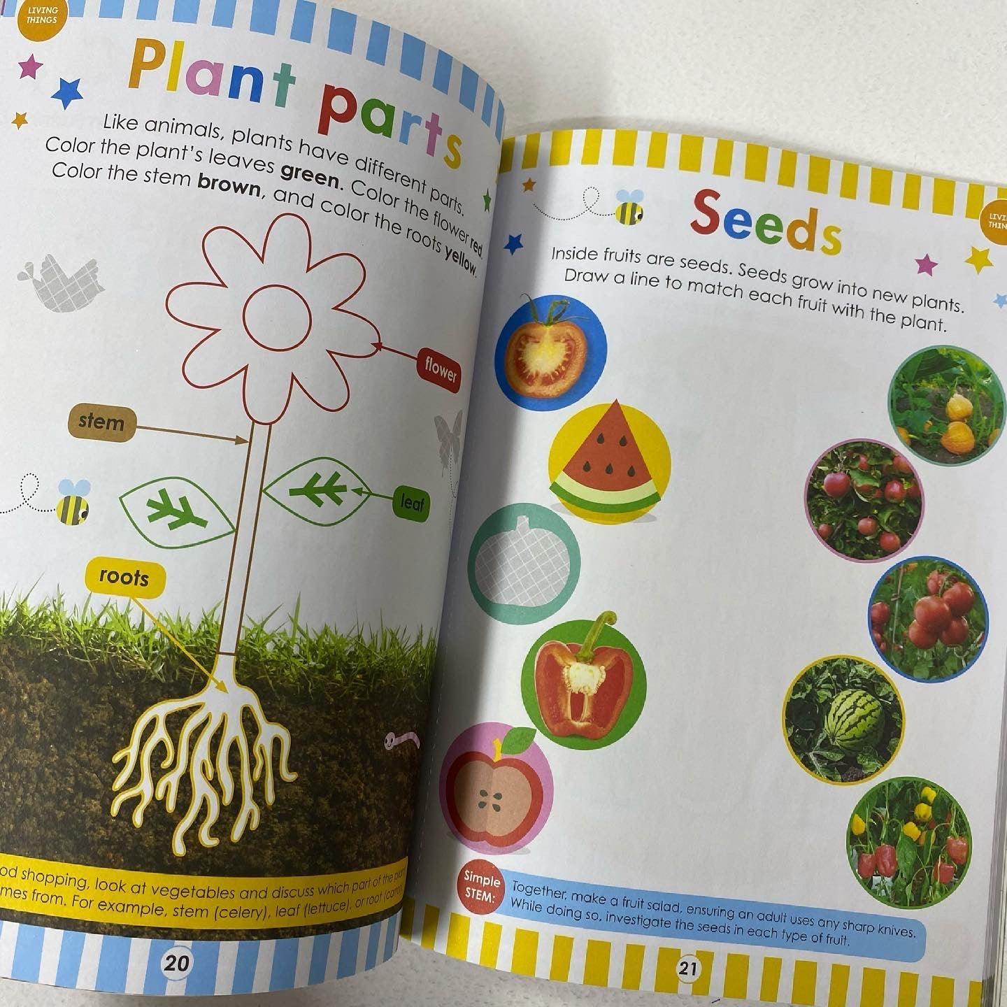 Scholastic Early Learners Big Book of Science Workbook - Pre-K Learning Activities for Kids Ages 3-5 | Fun STEM Education & Homeschool Curriculum | Perfect for Classroom, Homeschooling & Preschool Learning