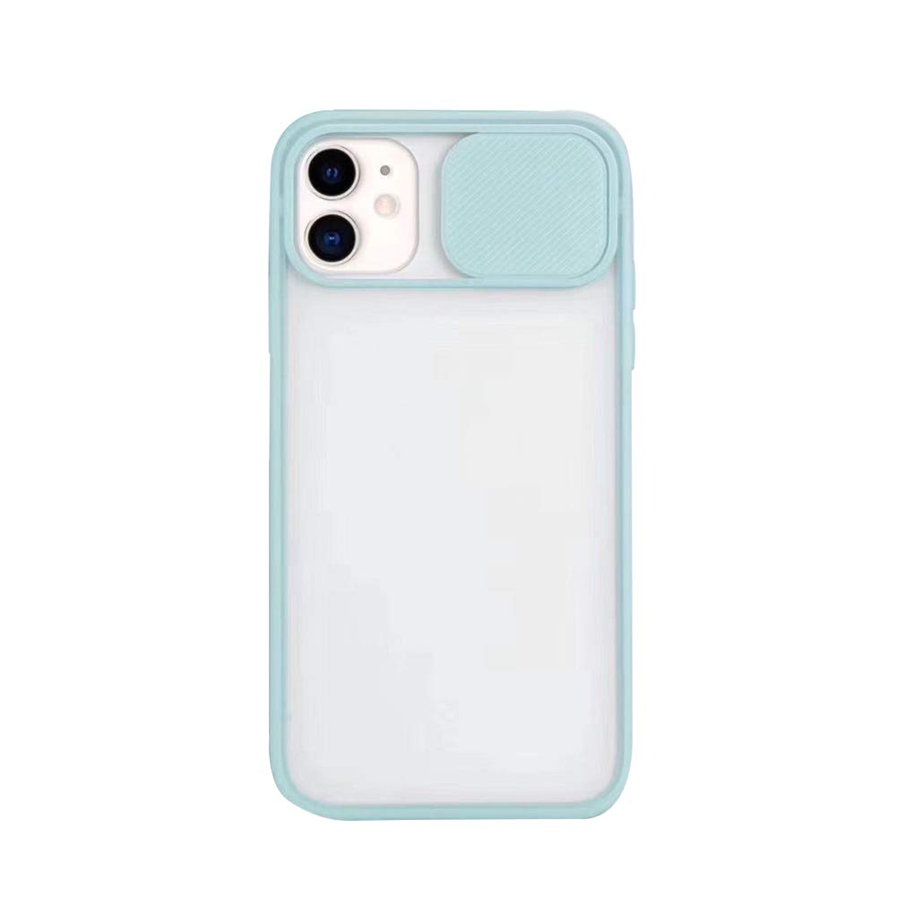 Meideli Frosted Transparent Phone Case for iPhone 11 Pro/Max/X/XS/XR - Slim Protective Cover with Anti-Scratch Design (Sky Blue) - Perfect for Everyday Use, Work & Travel