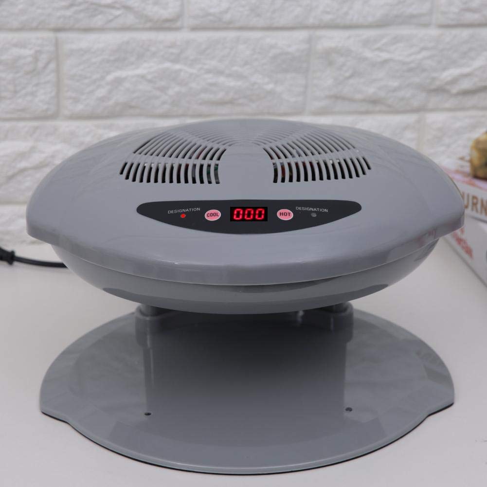 Dioche Automatic Sensor Nail Polish Dryer - Fast Drying Nail Fan for Regular Polish, Portable Nail Blow Dryer for Home & Salon Use - Perfect for Manicures, Pedicures & Nail Art (Silver)
