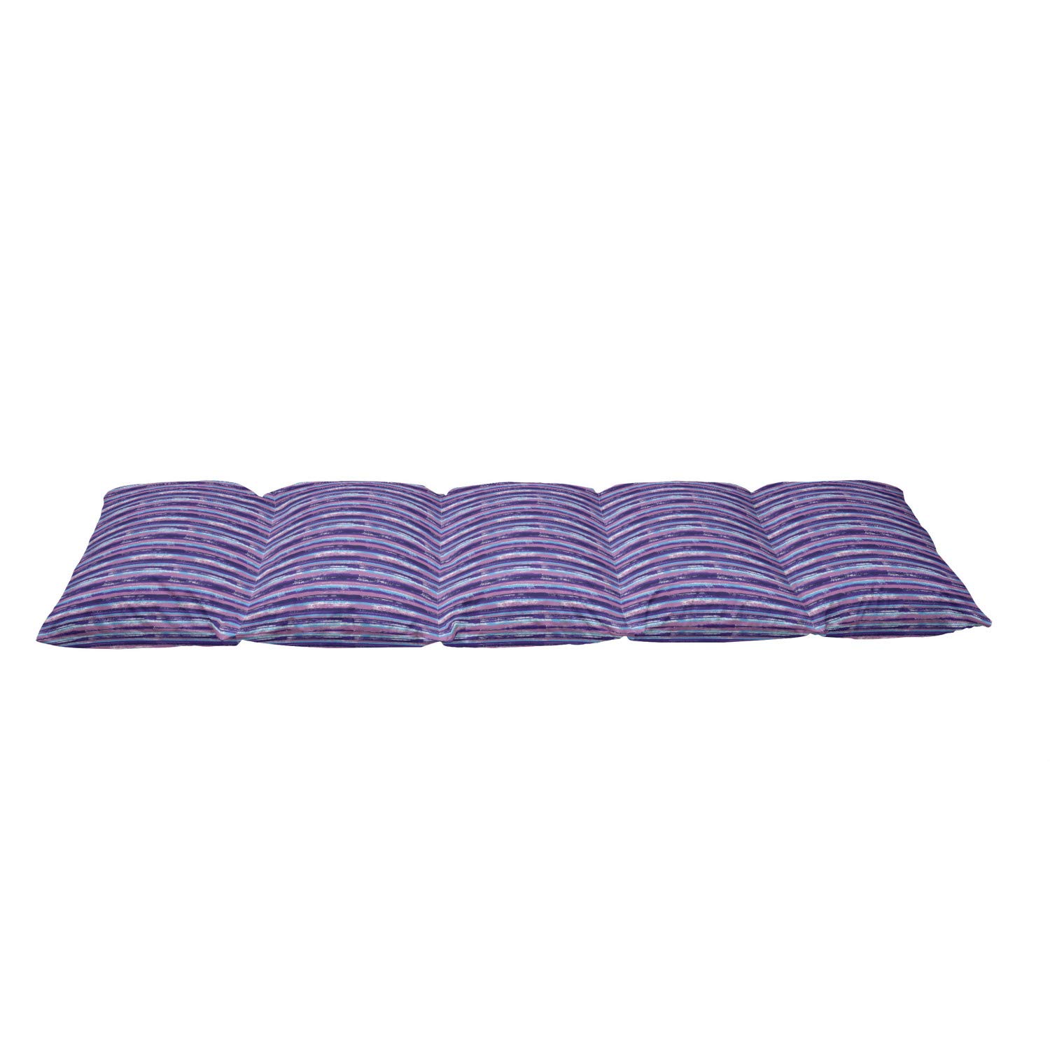 Ambesonne Modern Floor Pillow Lounger Cover - Abstract Vertical Brushstroke Paint Stripes Design, Printed Fabric Case for 5 Pillows (88