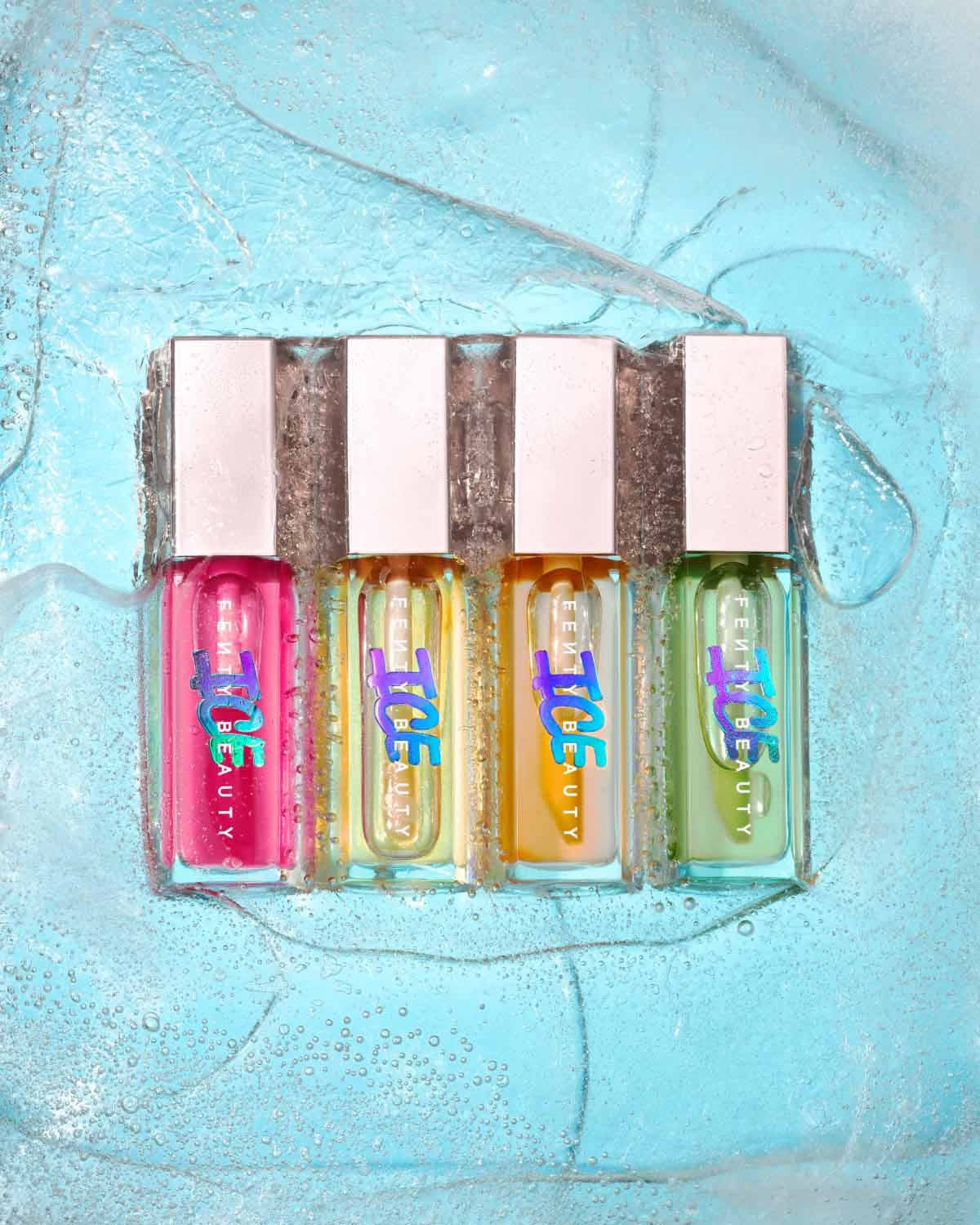 Gloss Bomb Ice Cooling Lip Luminizer - Iced Pineapple Flavor for Hydrated, Plump Lips | Perfect for Summer Makeup & Night Out Looks