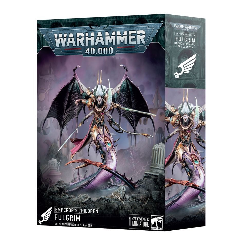 40K Emperor's Children Fulgrim Warhammer 40K Miniature - Perfect for Tabletop Gaming, Painting & Collecting