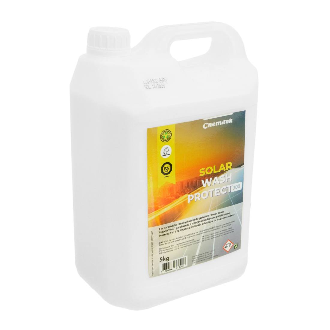 Chemitek Solar Panel Cleaner & Protectant - Safe for All Solar Panels, Removes Dirt & Enhances Efficiency - Ideal for Home, Commercial & Industrial Solar Systems