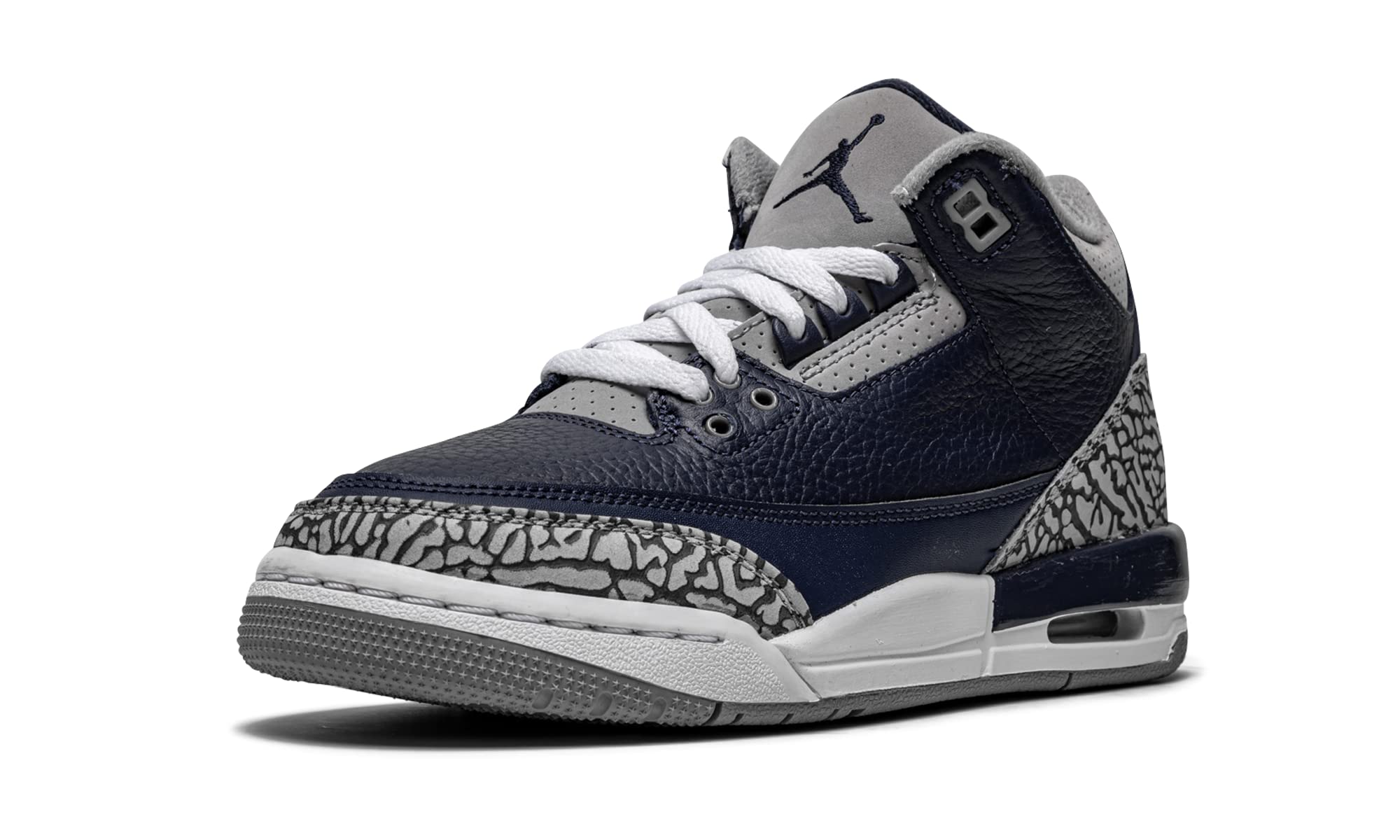 Jordan Youth Air 3 Retro GS Basketball Shoes 398614-401 Georgetown Blue - Size 3.5Y for Kids - Perfect for School, Sports & Casual Wear