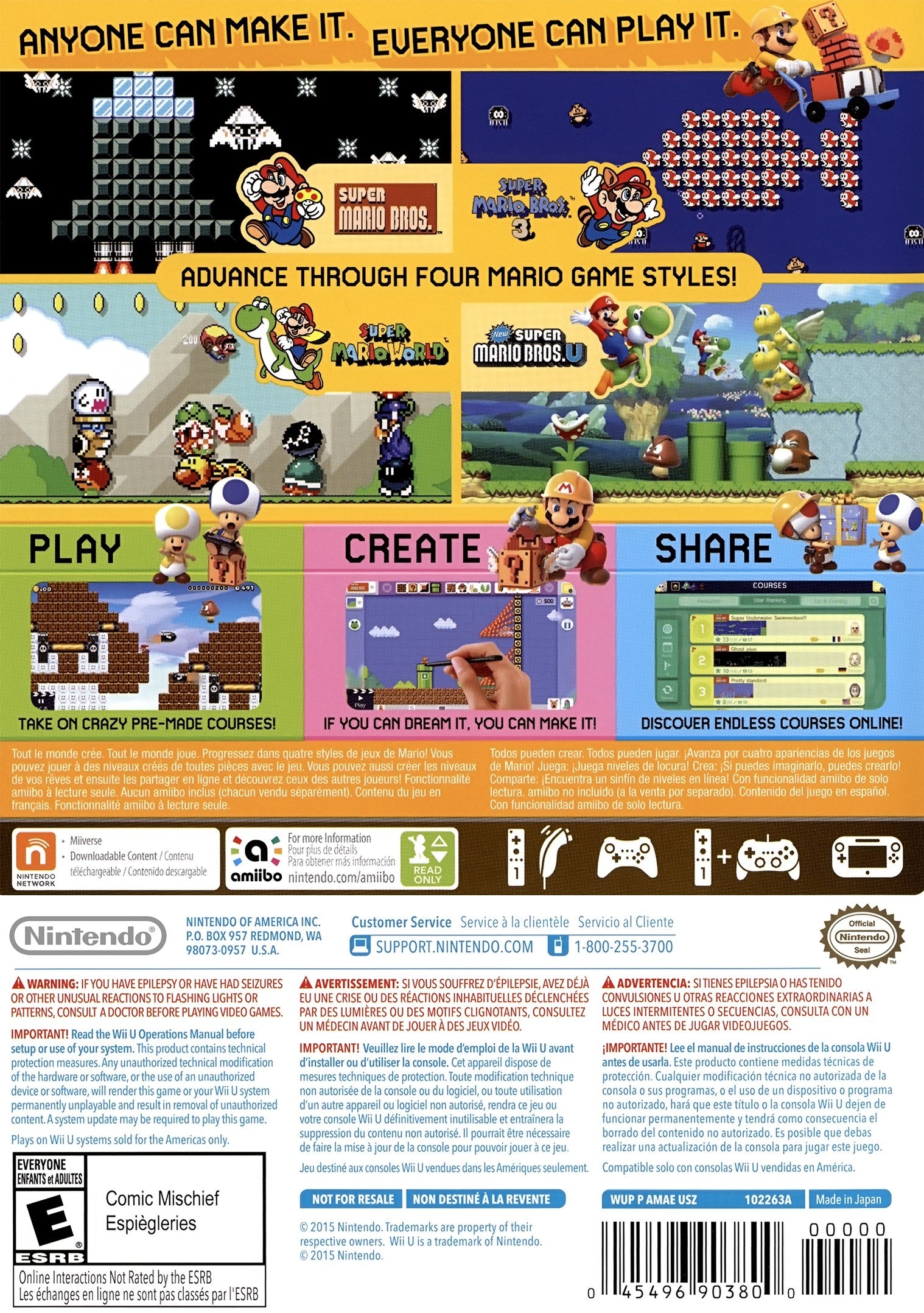Super Mario Maker - Create & Share Your Own Mario Levels - Fun for Kids & Adults - Perfect for Nintendo Switch Gamers & Mario Fans
