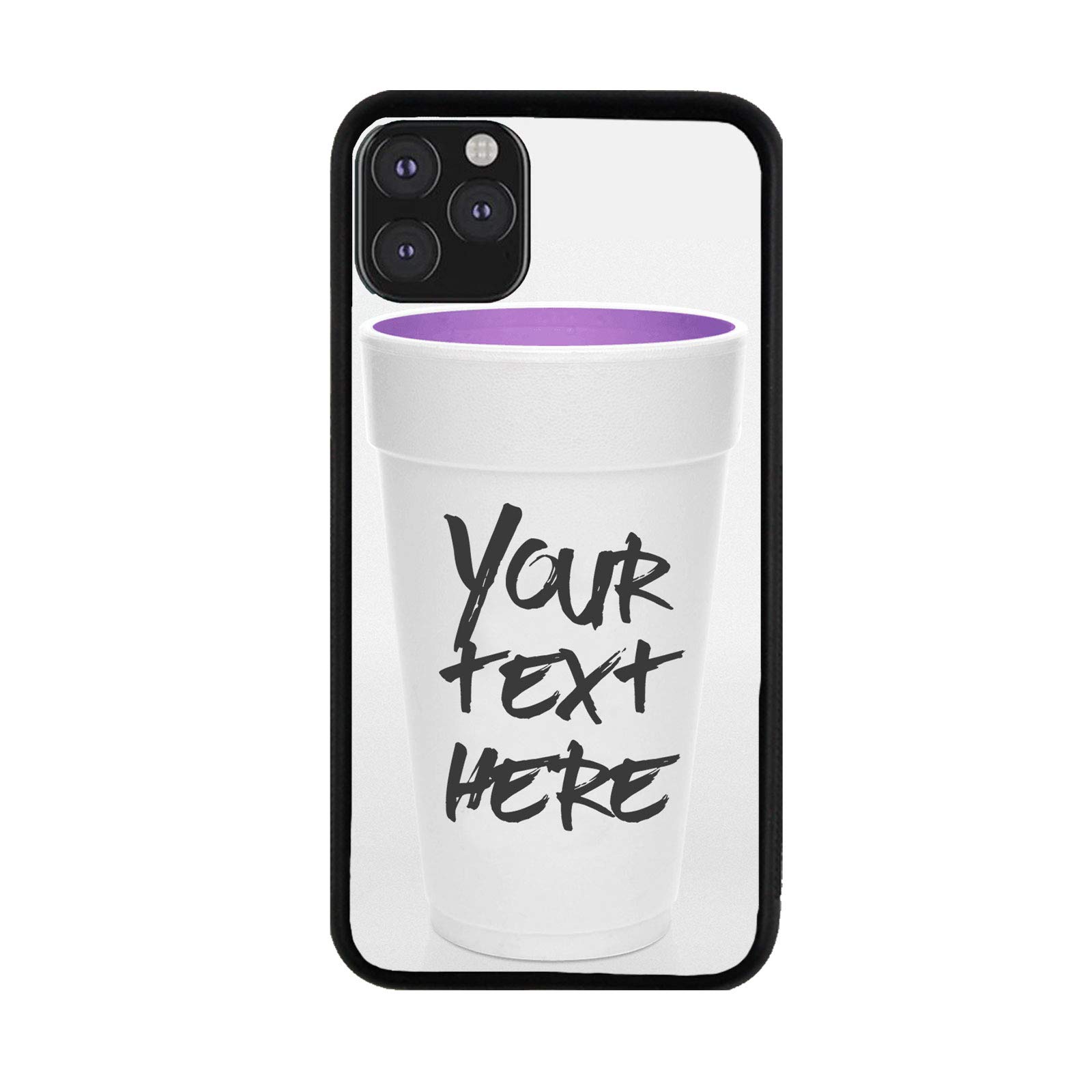 Custom Personalized iPhone 5 to 16 Phone Case with Styrofoam Cup Design - Add Your Name | Trendy Protective Cover for Daily Use, Gifts & Special Occasions